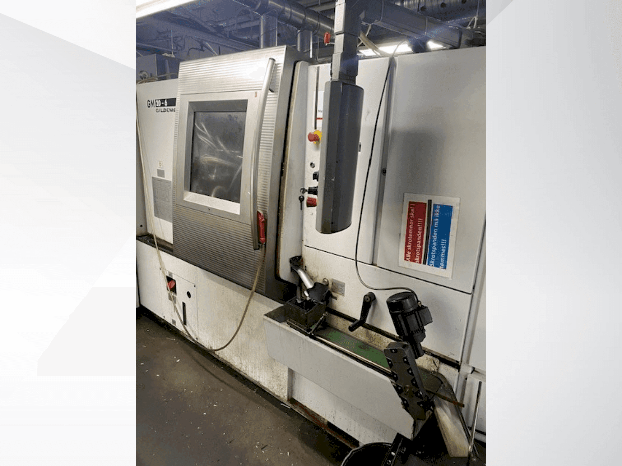 Makine  Gildemeister GM 20-6 - Önden görünüm