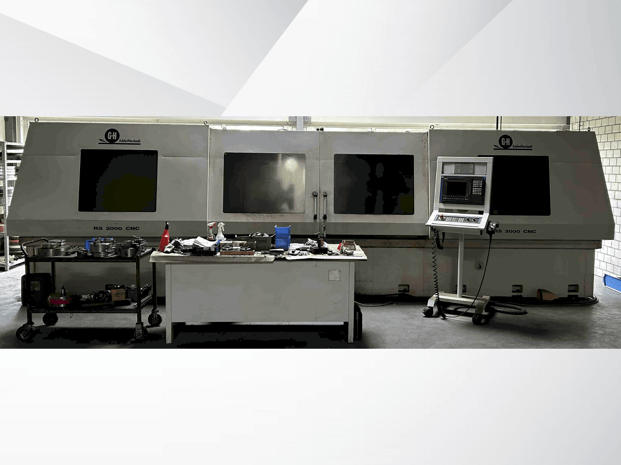 Makine  GEIBEL & HOTZ RS 2000 CNC - Önden görünüm