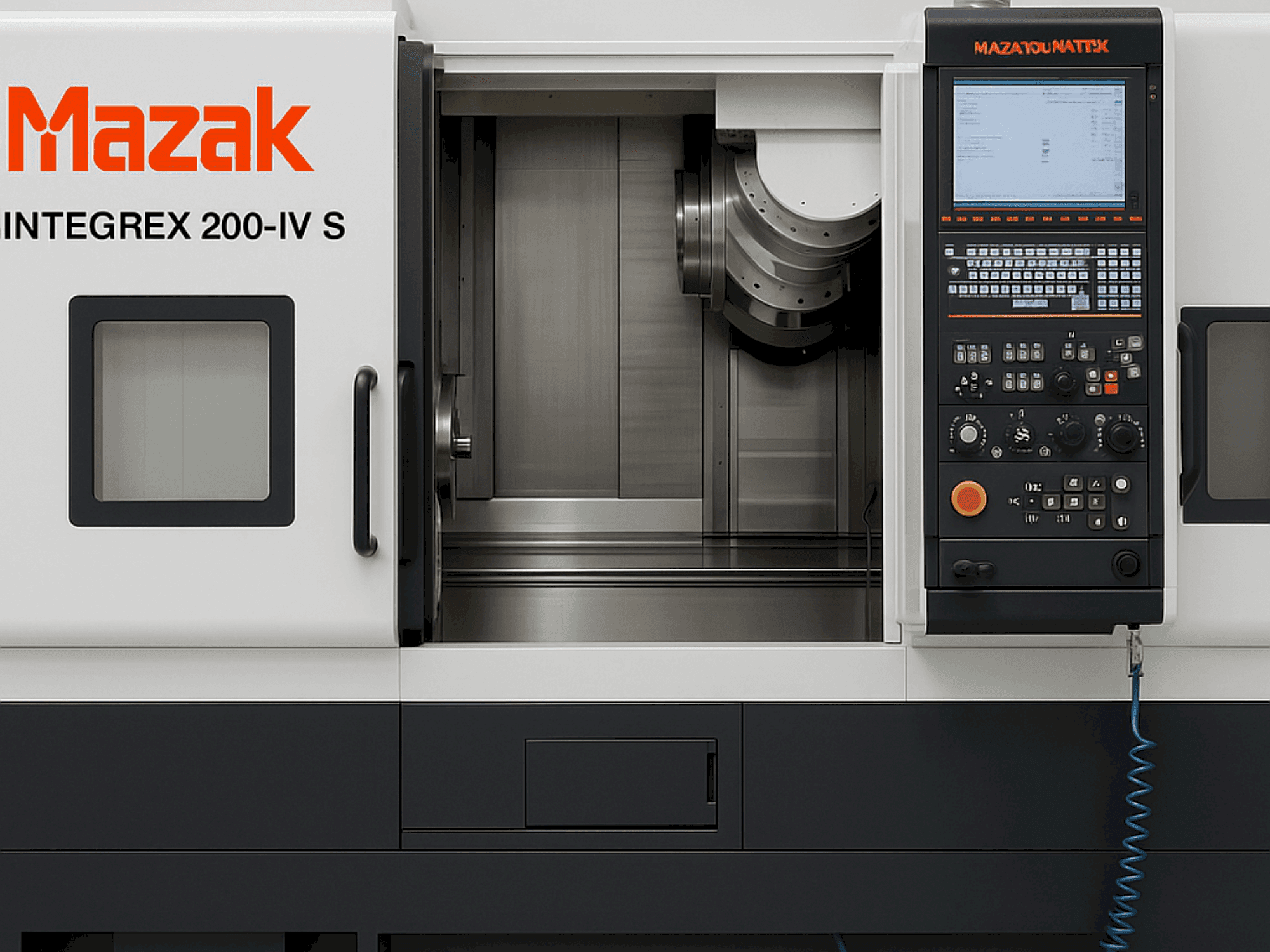 Makine  Mazak Integer 200-IV S x 1000 - Önden görünüm