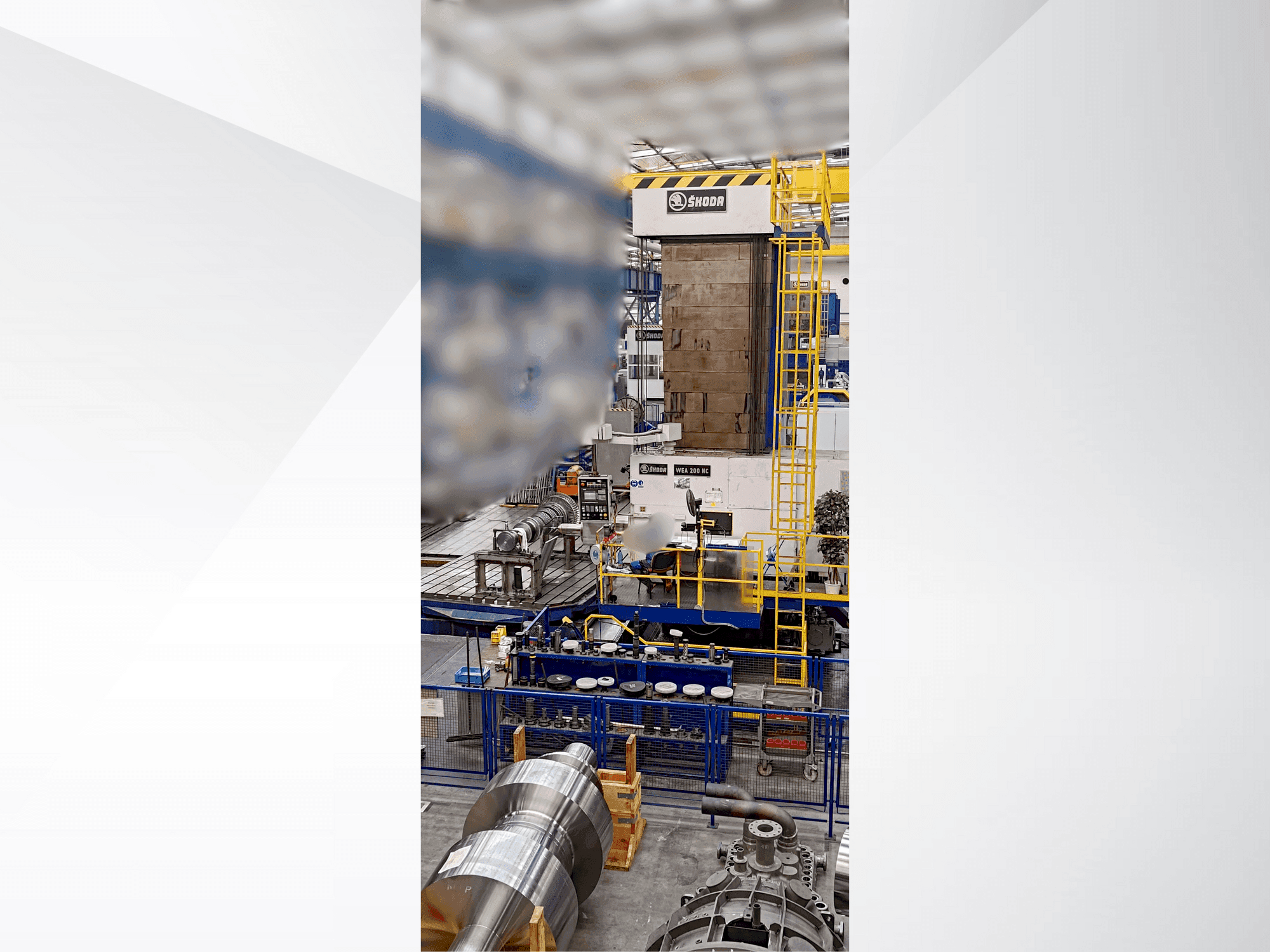 Makine  SKODA WEA 200 CNC - Önden görünüm