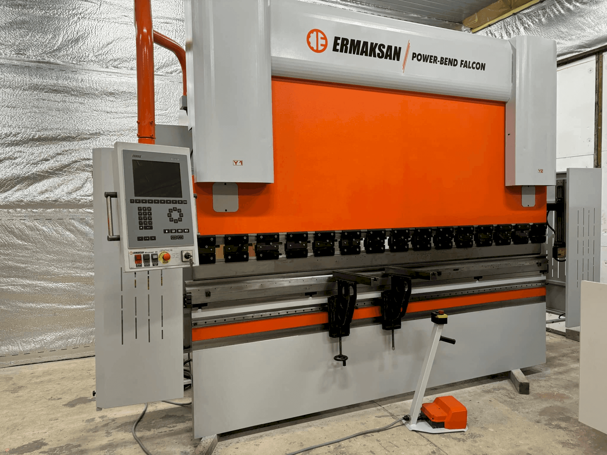 Makine  ERMAKSAN POWER-BEND FALCON 3100X175 - Önden görünüm