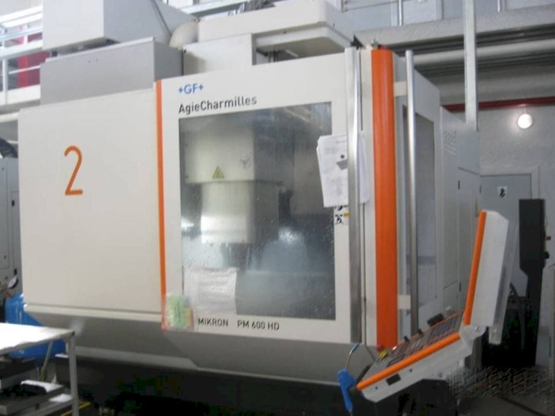 Makine  AgieCharmilles Mikron HPM 600 HD - Önden görünüm