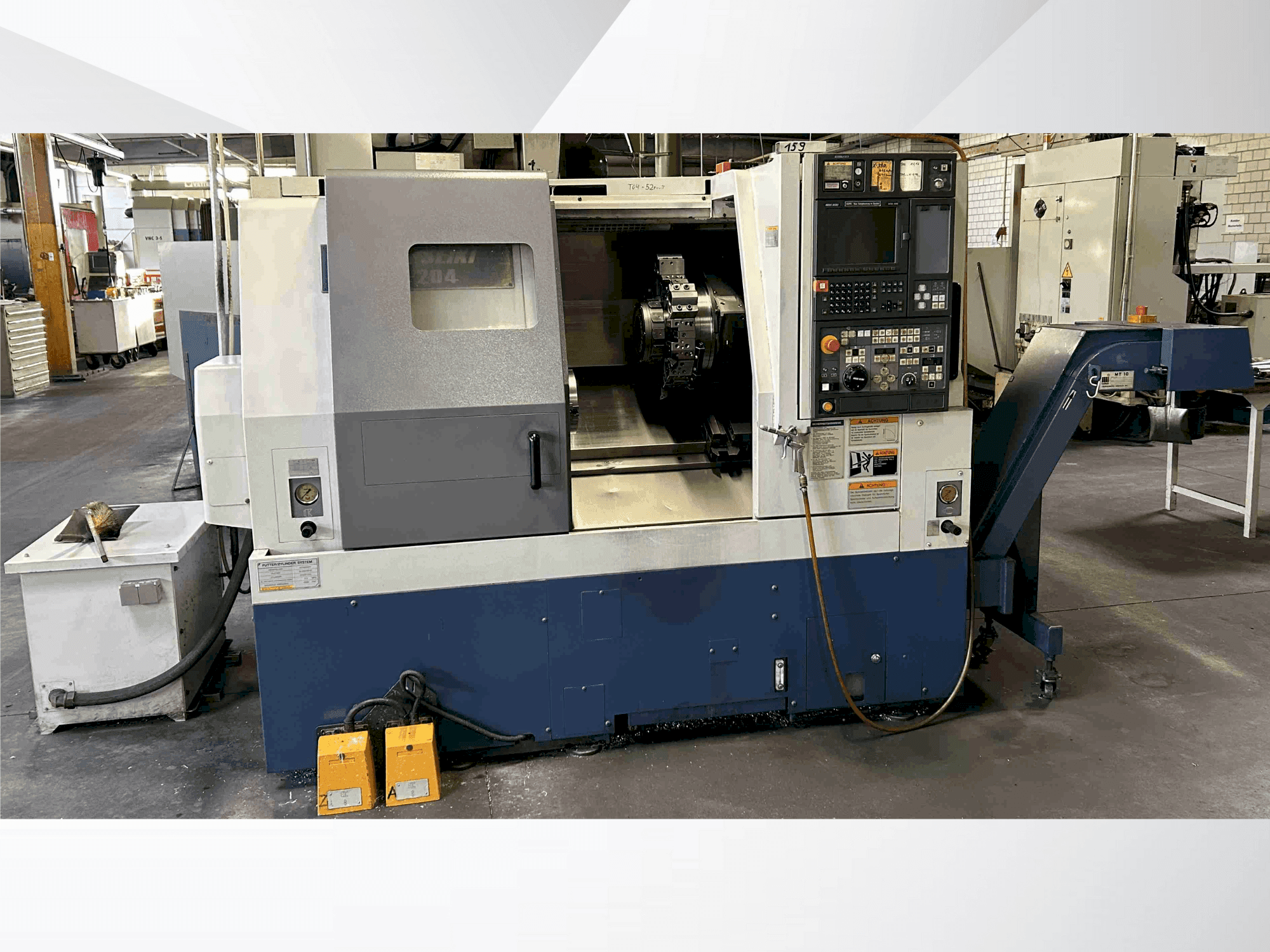 Makine  MORI SEIKI SL-204 MC - Önden görünüm
