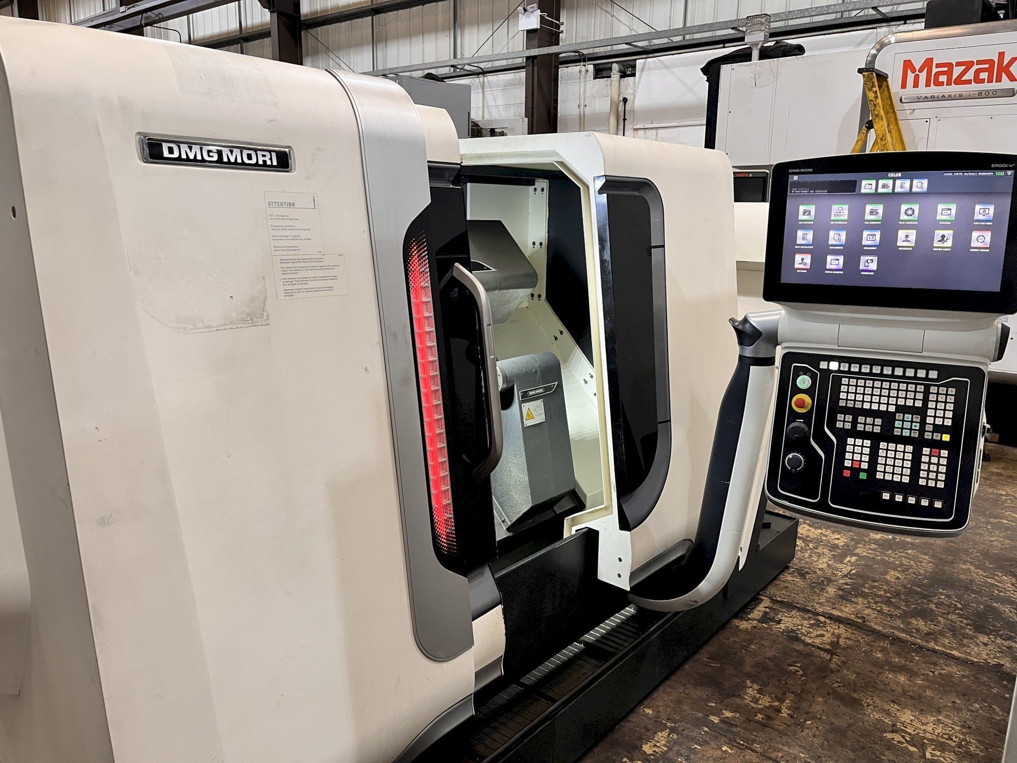 Makine  DMG CTX ALPHA 300 - Önden görünüm