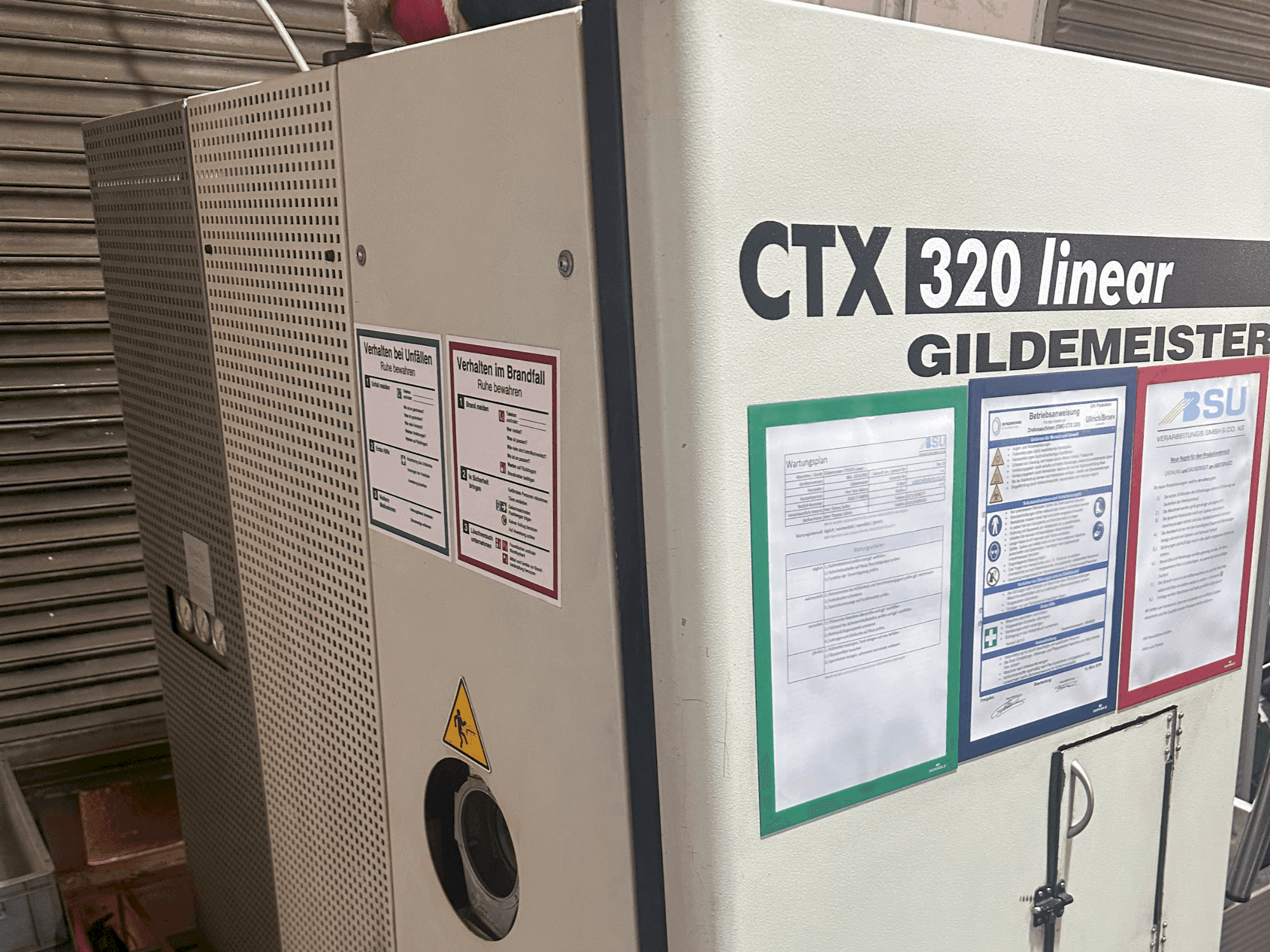 Makine  DMG CTX 320 Linear V5 - Önden görünüm