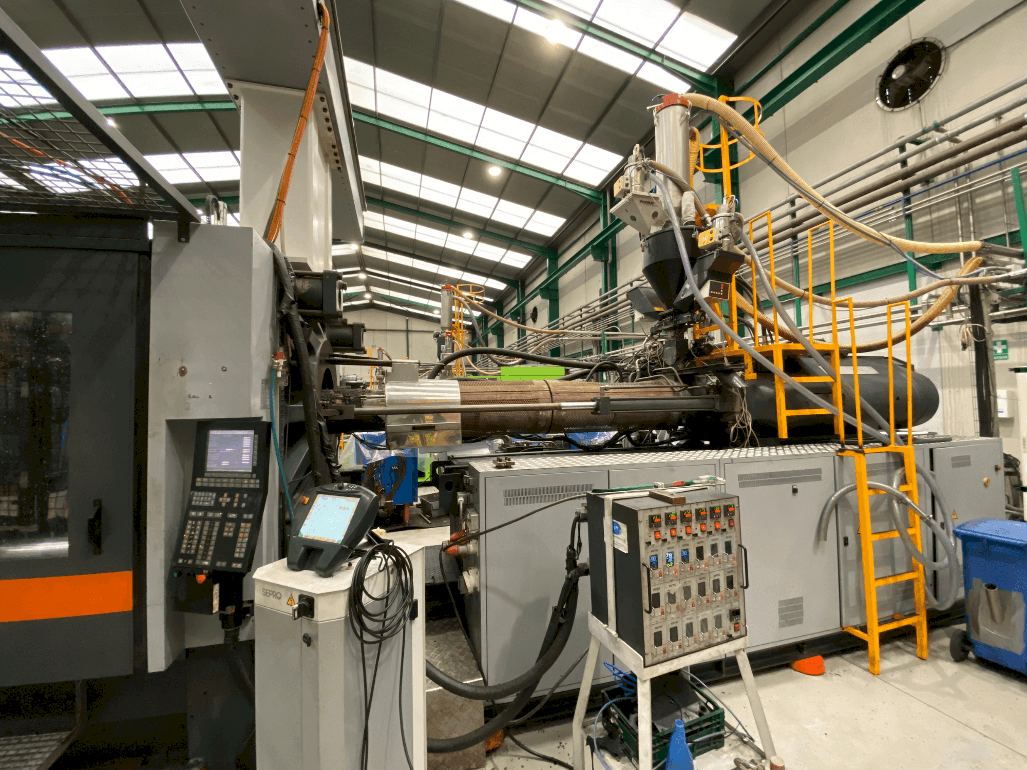 Makine  SANDRETTO MEGA TES 8200 - Önden görünüm