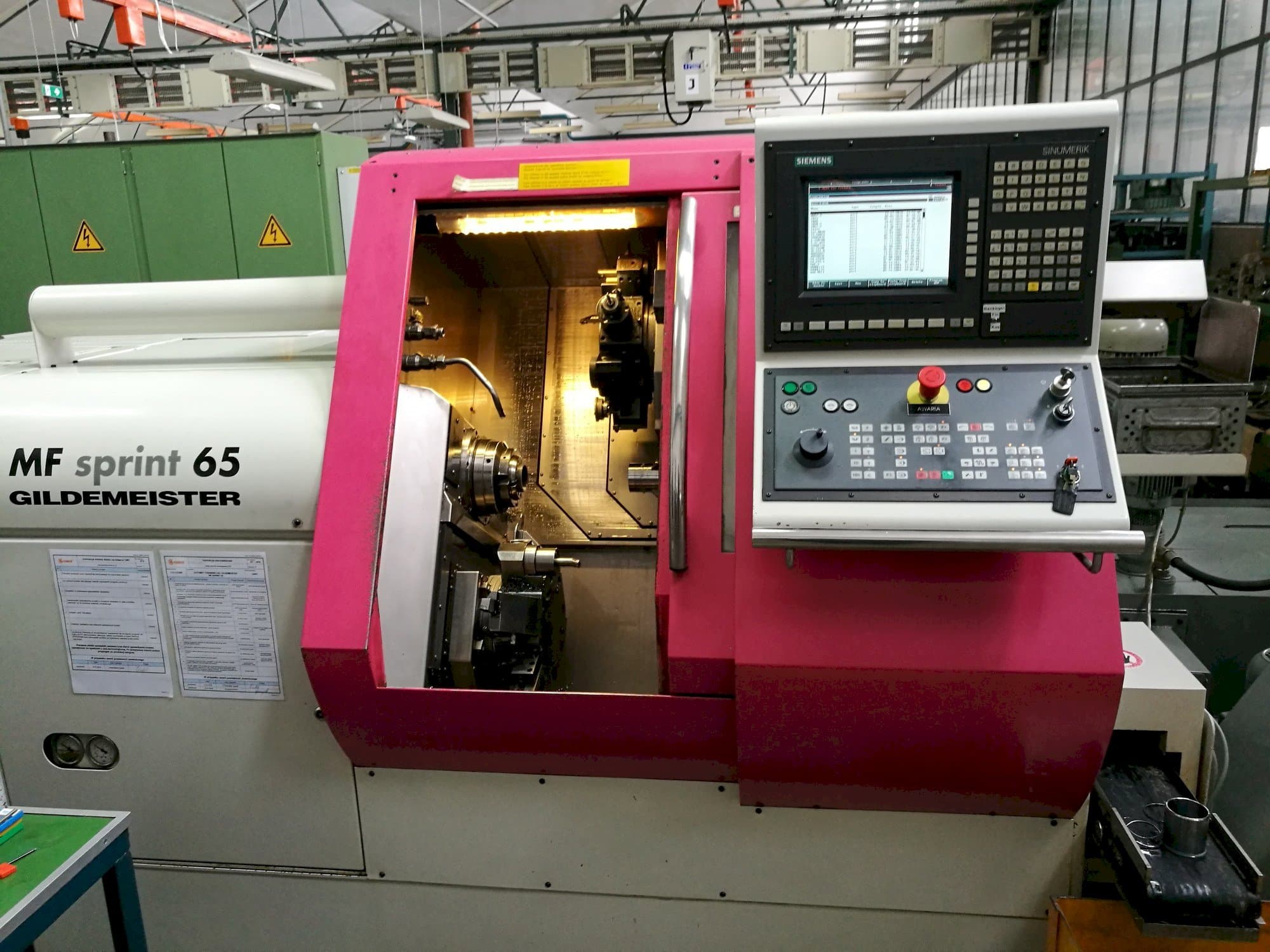 Makine  Gildemeister MF Sprint 65 - Önden görünüm