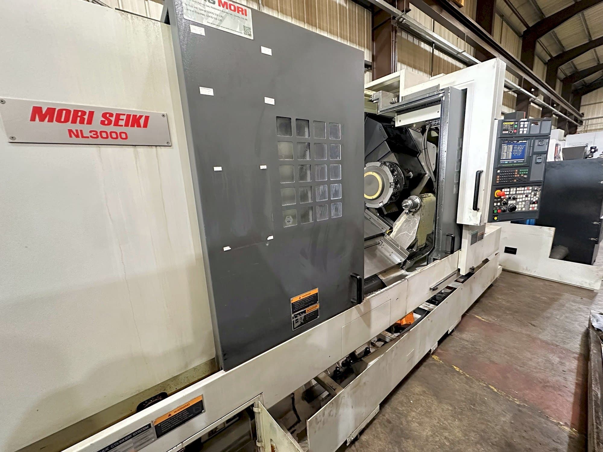 Makine  MORI SEIKI NL3000Y/1250 - Önden görünüm