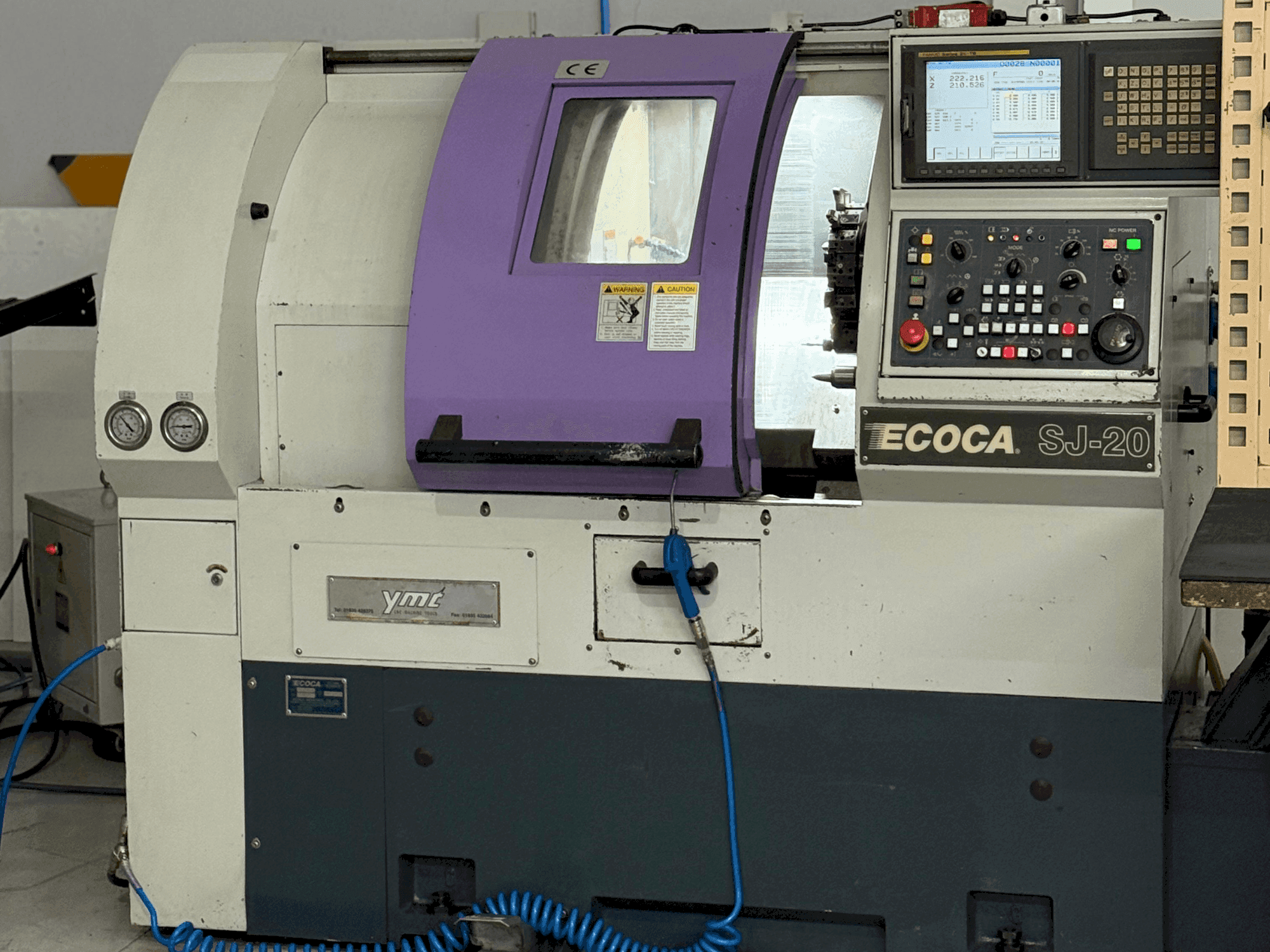 Makine  ECOCA SJ-20 - Önden görünüm