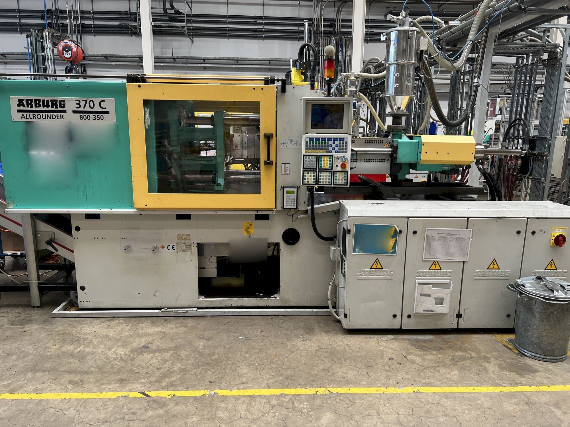 Makine  Arburg 370C-800-350 - Önden görünüm