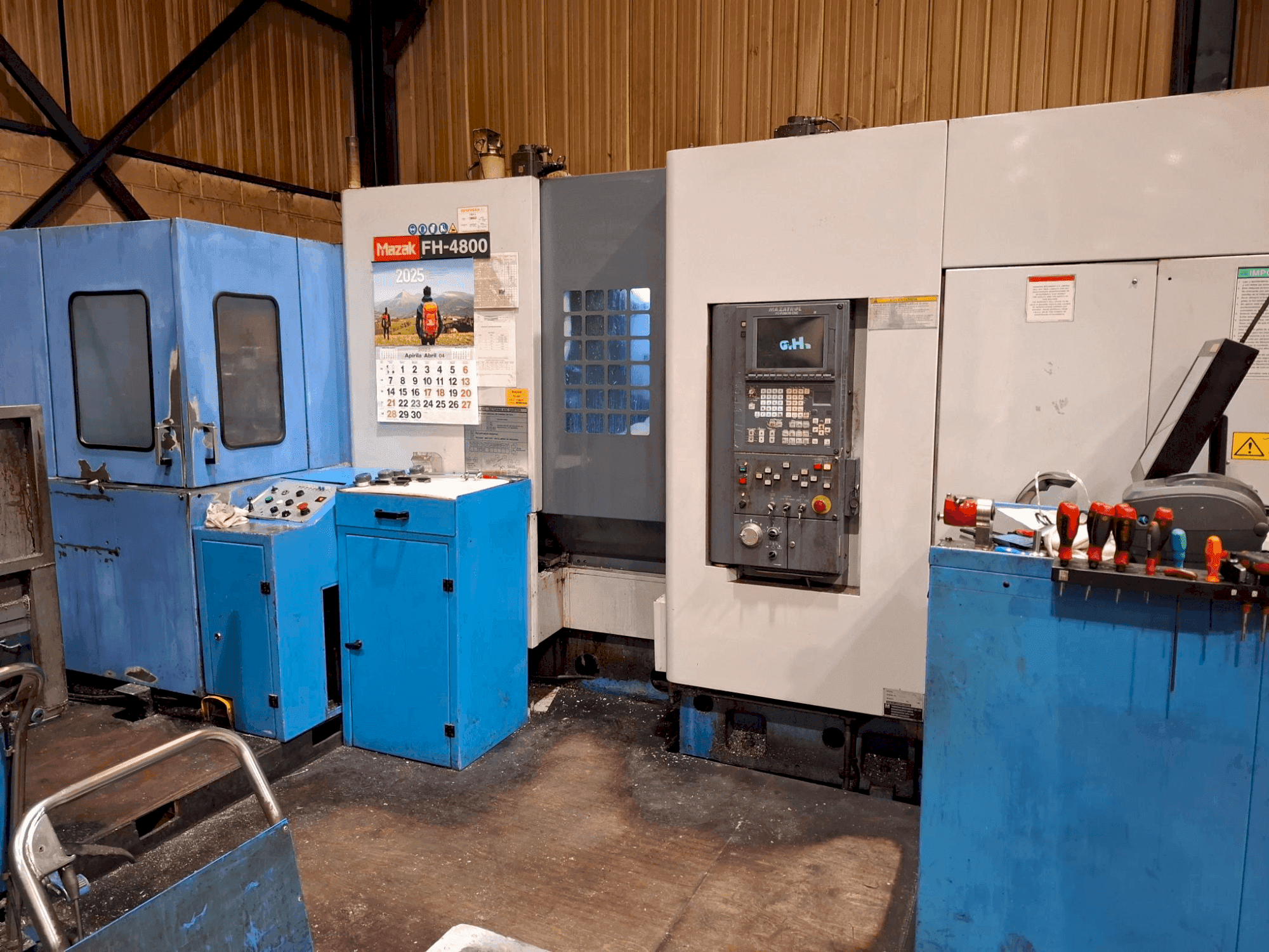 Makine  Mazak FH-4800 - Önden görünüm