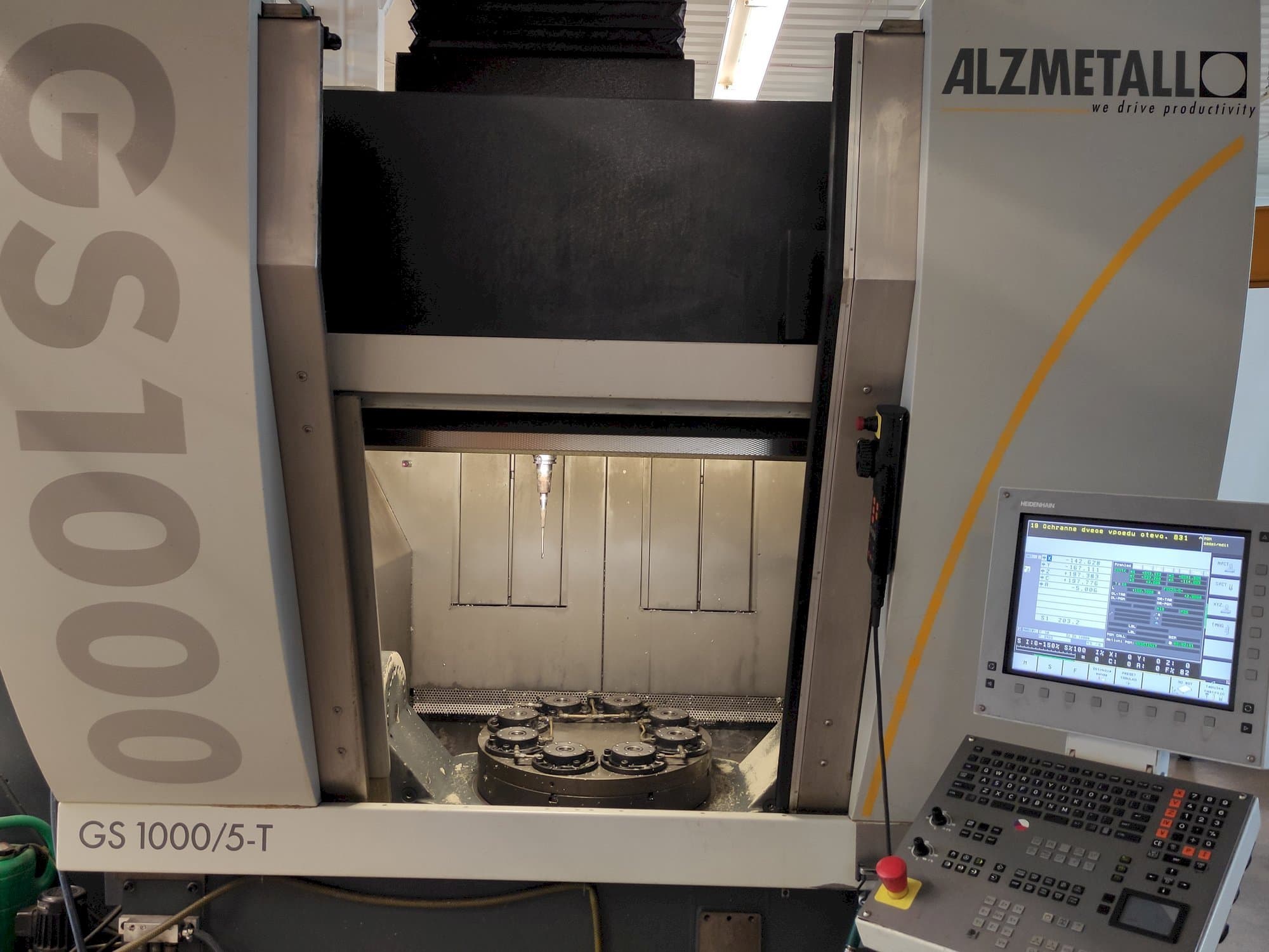 Makine  Alzmetall GS1000/5-T - Önden görünüm