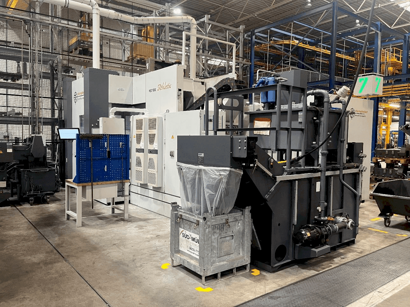 Makine  Heckert HEC 1000 - Sağ taraf görünümü