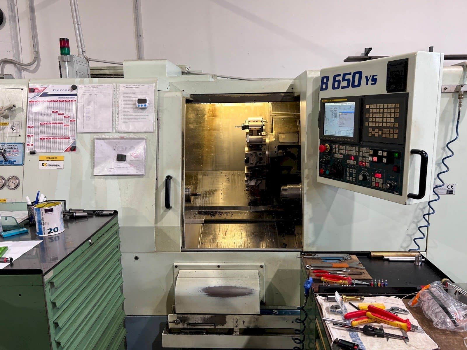 Makine  Biglia B650 YS - Önden görünüm