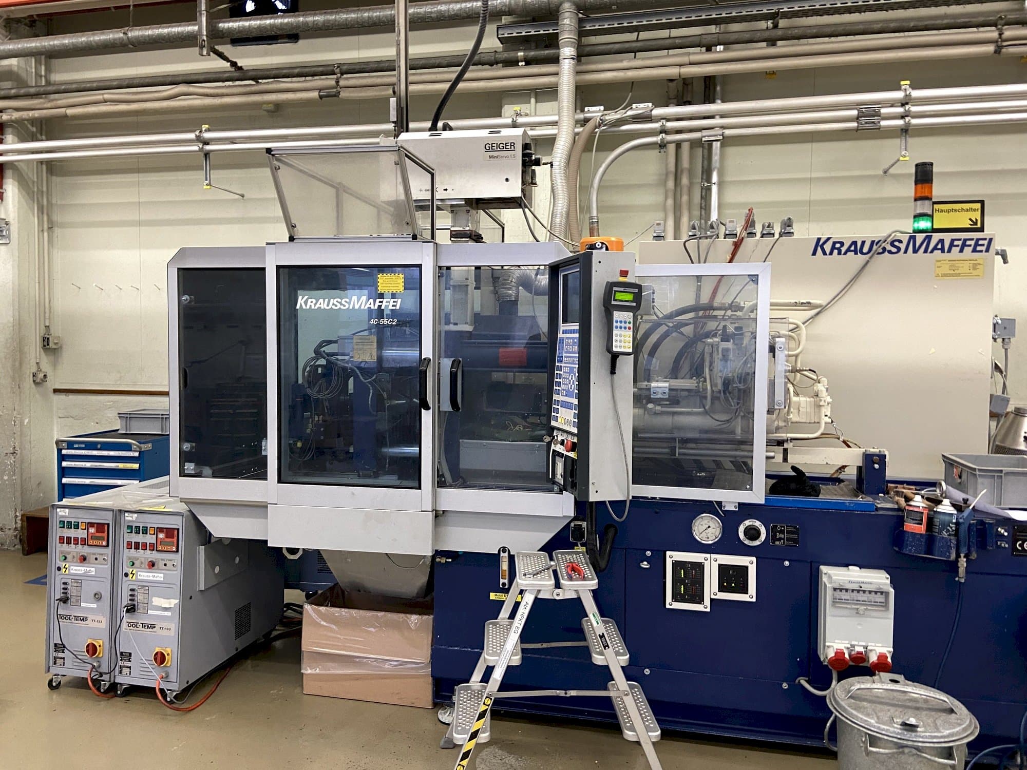 Makine  Krauss Maffei 40/55 C2 - Önden görünüm