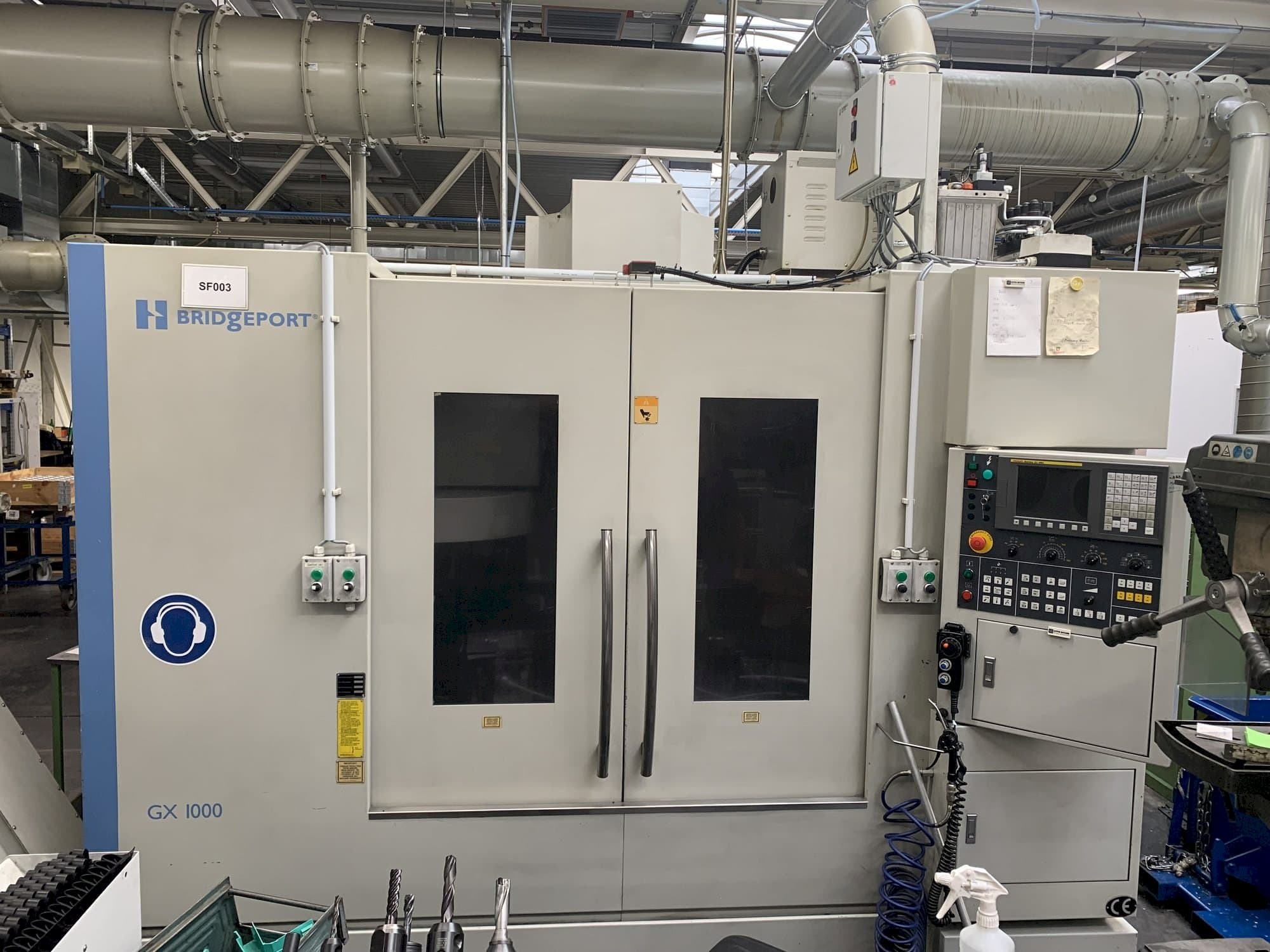 Makine  HARDINGE GX 1000 - Önden görünüm