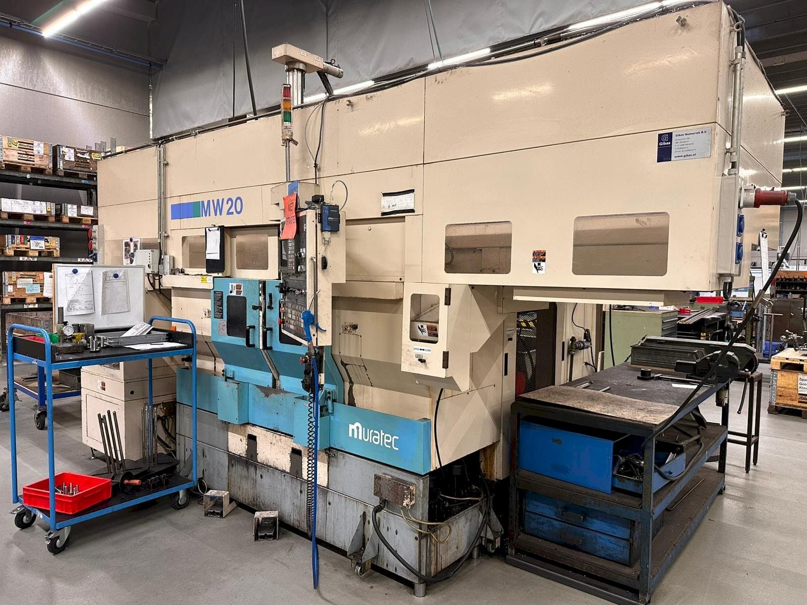 Makine  Muratec MW20 - Önden görünüm