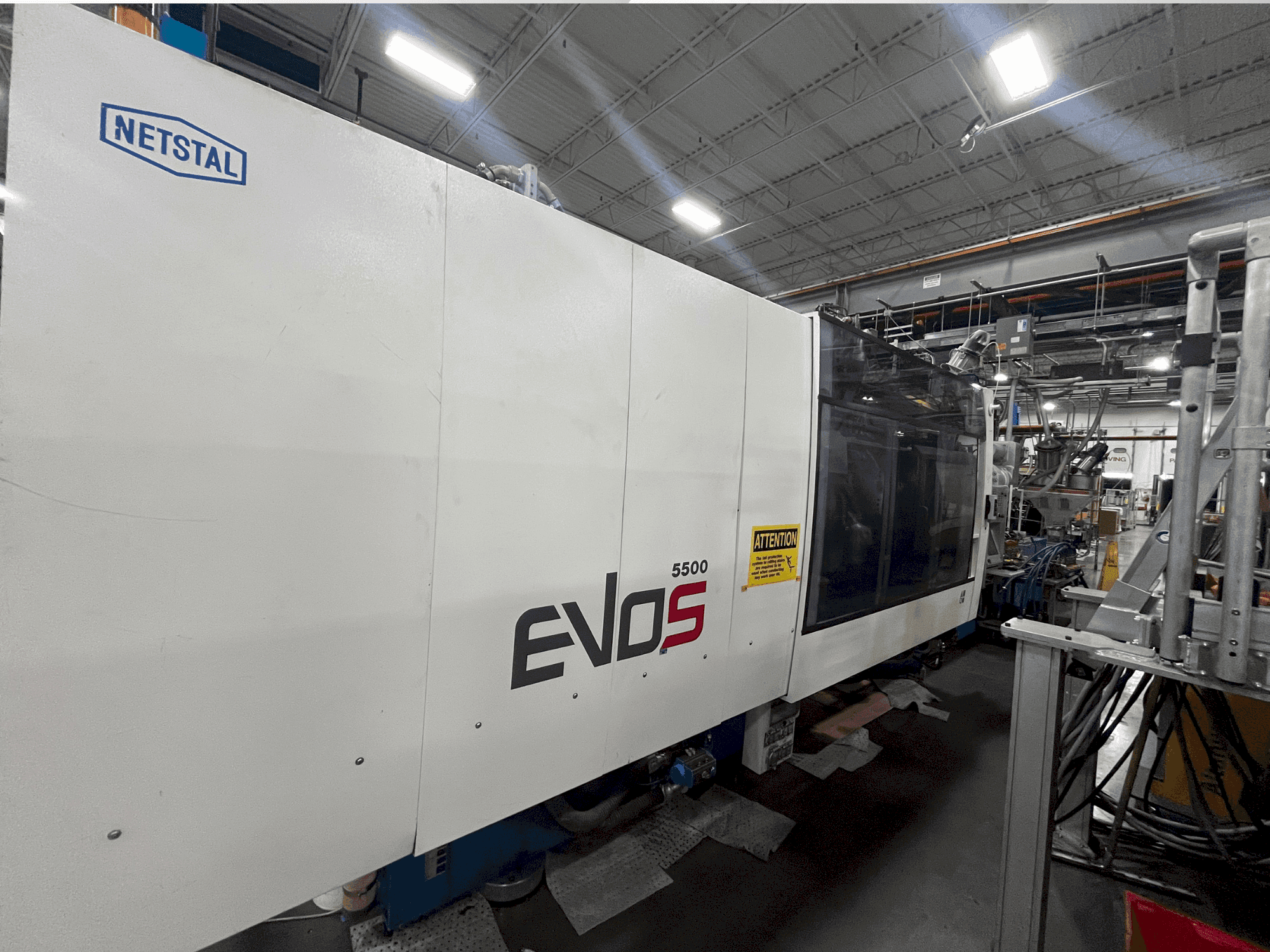 Makine  Netstal EVOS 5500-2900 Speed - Önden görünüm