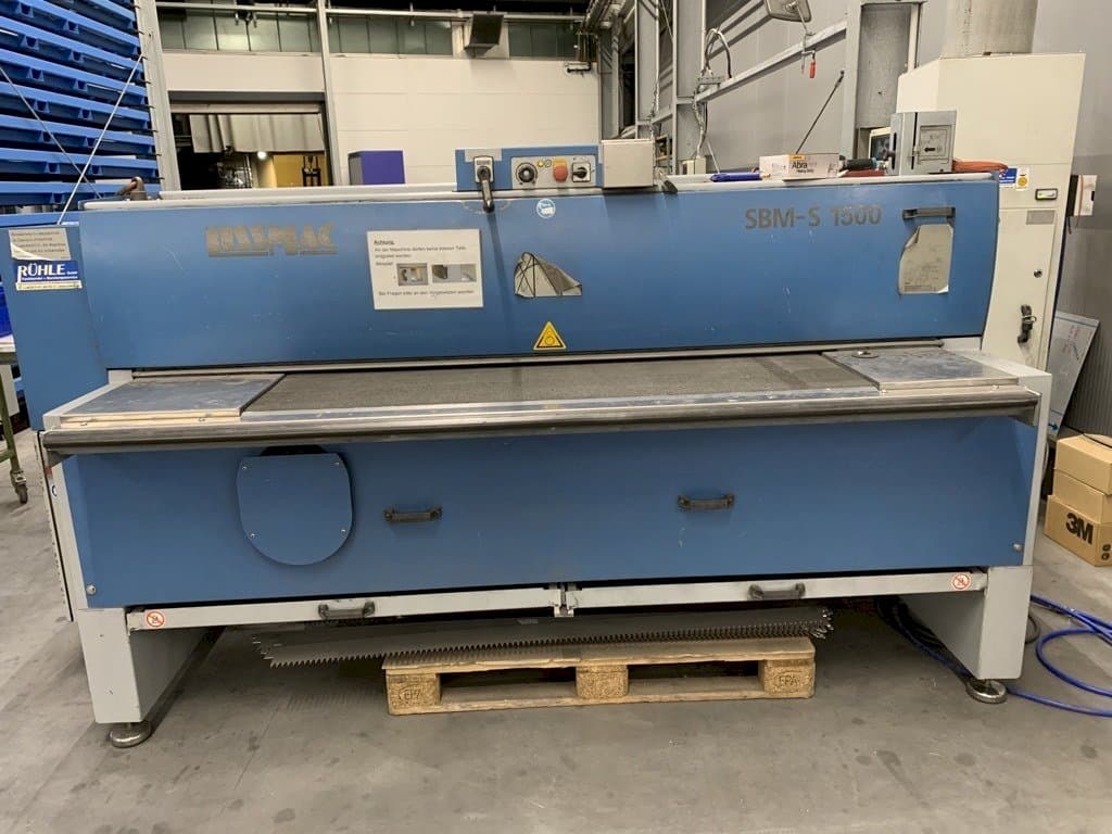 Makine  LISSMAC SBM-S 1500 - Önden görünüm