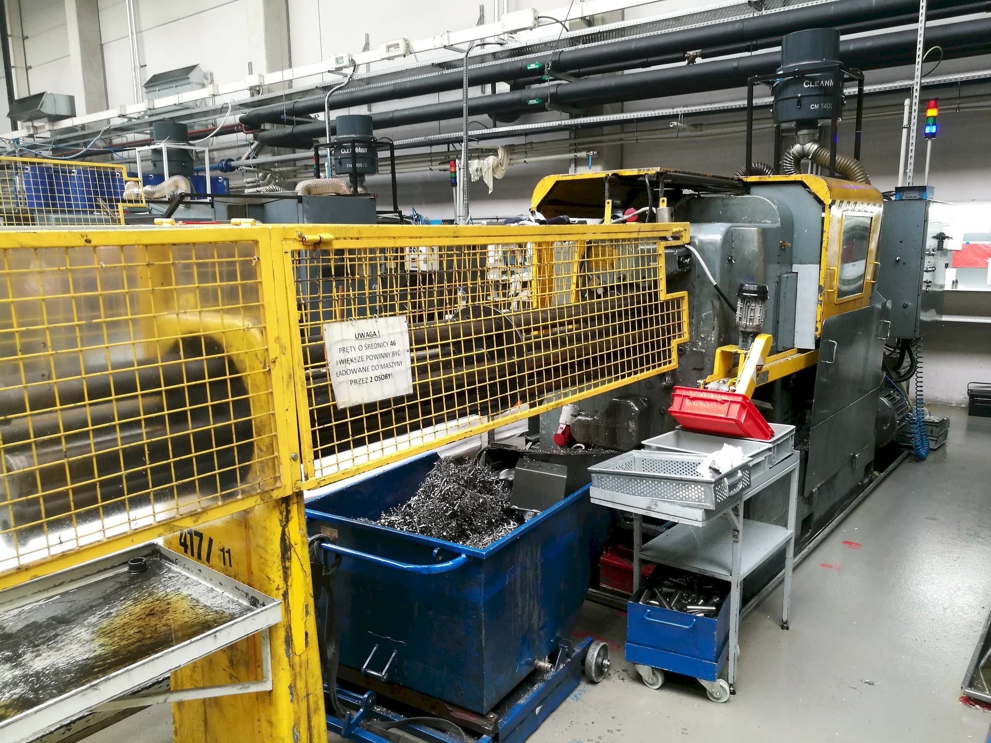 Makine  Wickman 1  3/8"-6 - Önden görünüm