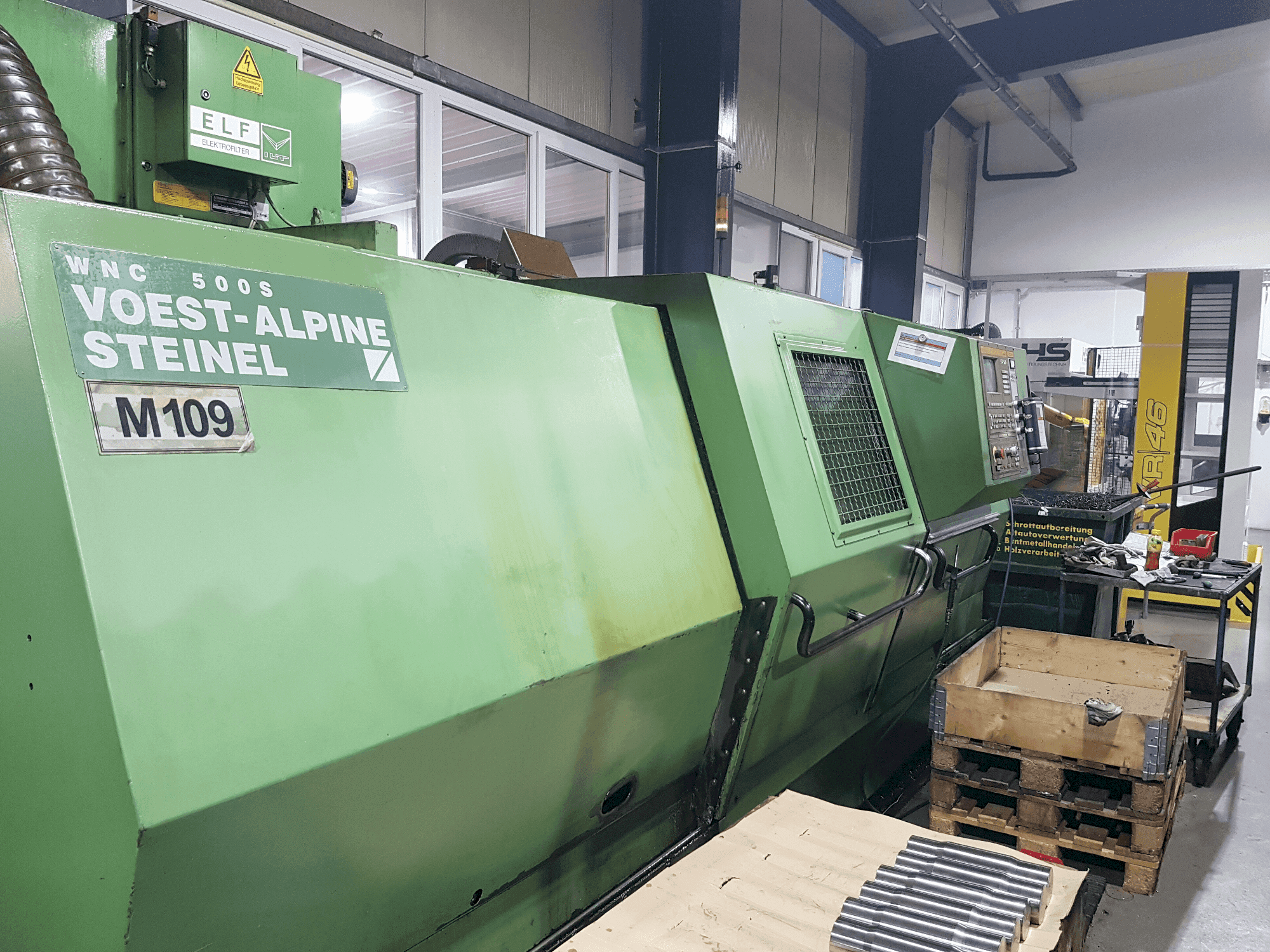 Makine Voest Alpine WNC 500 S/1.6 - Önden görünüm