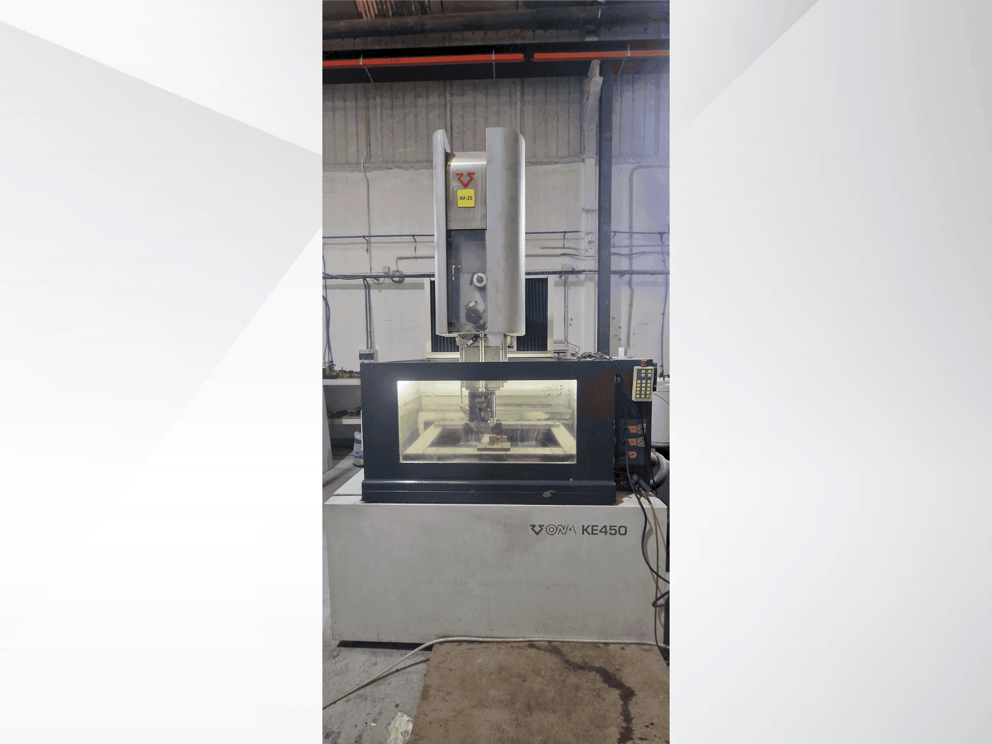 Makine  ONA KE 450 - Önden görünüm