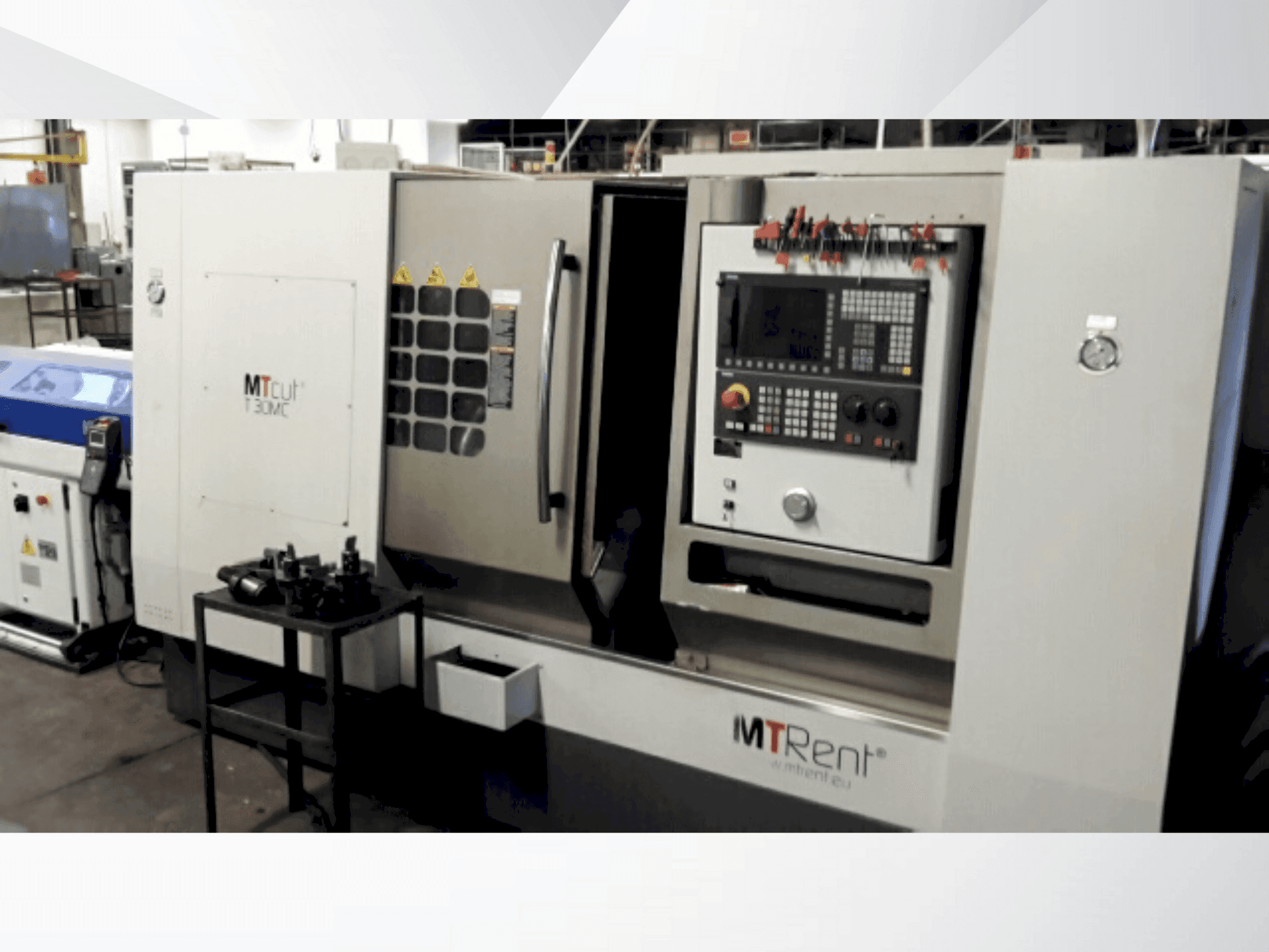 Makine  MTRent T30MC - Önden görünüm