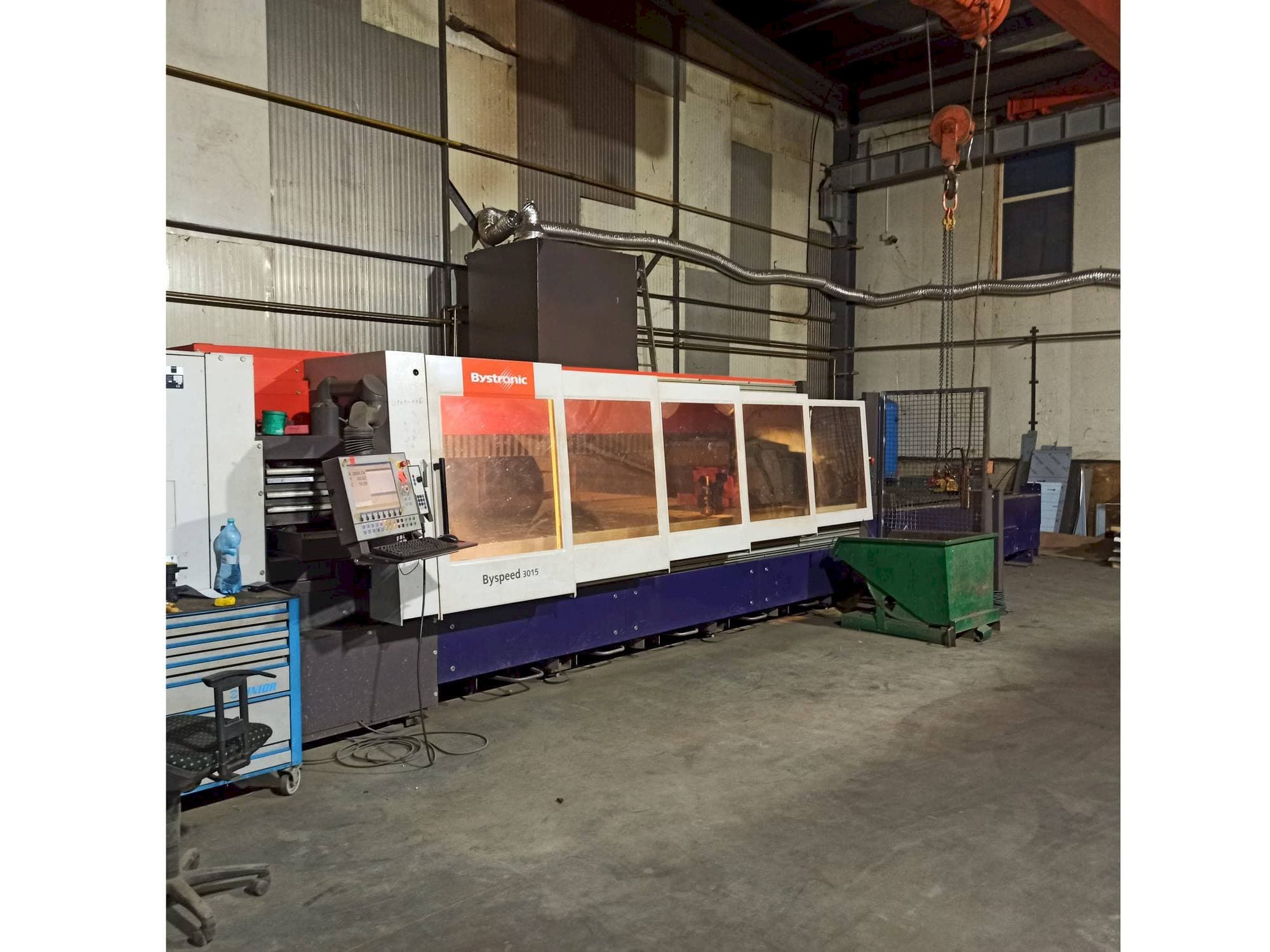 Makine  Bystronic BySpeed 3015 - Önden görünüm