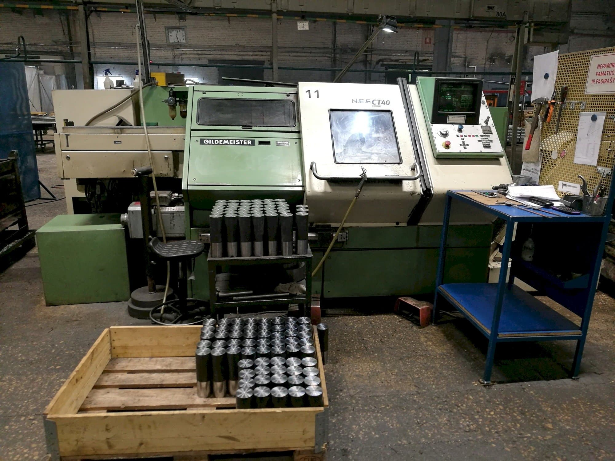 Makine Gildemeister NEF CT 40 - Önden görünüm