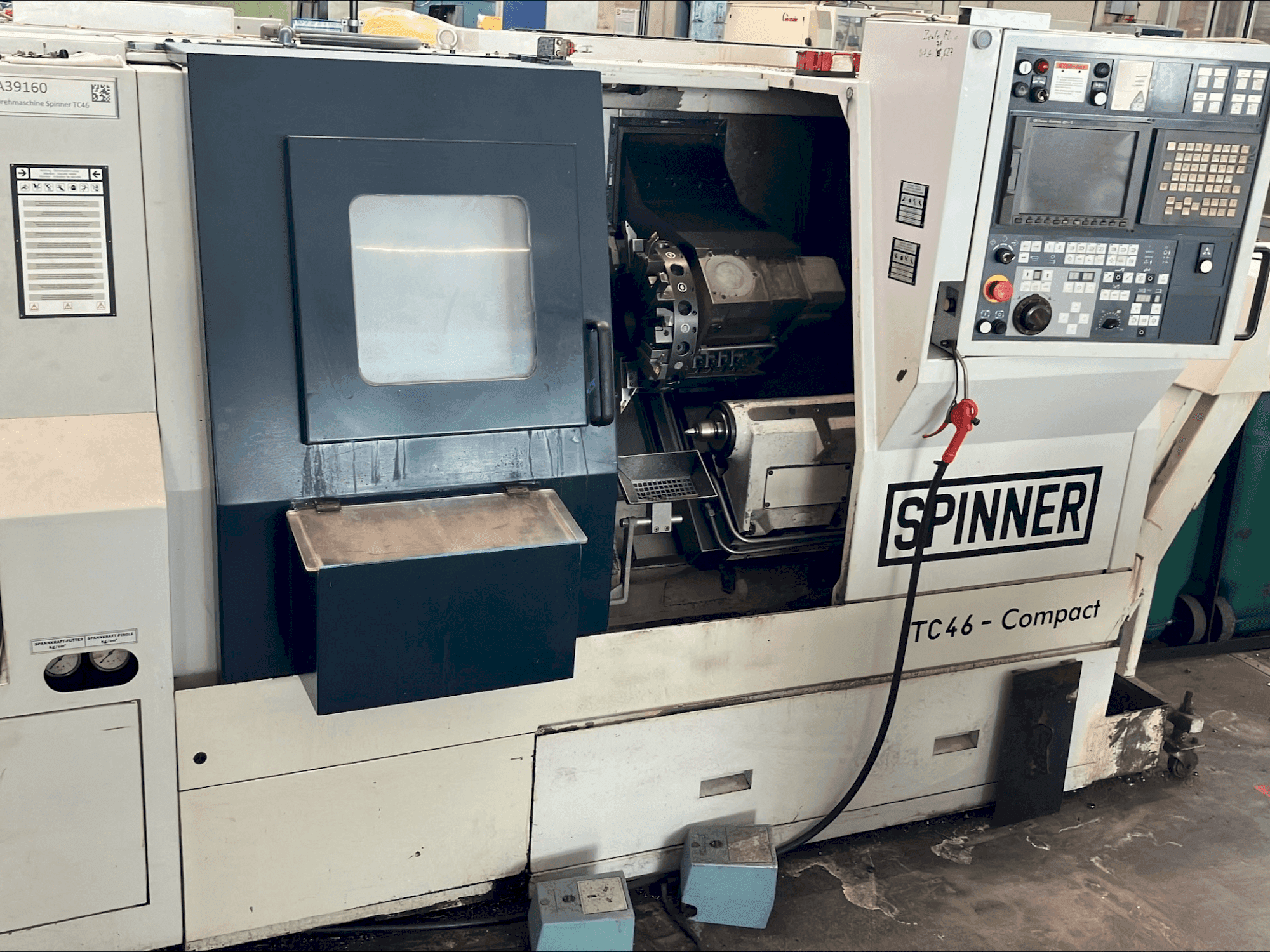 Makine  SPINNER TC46-COMPACT - Önden görünüm