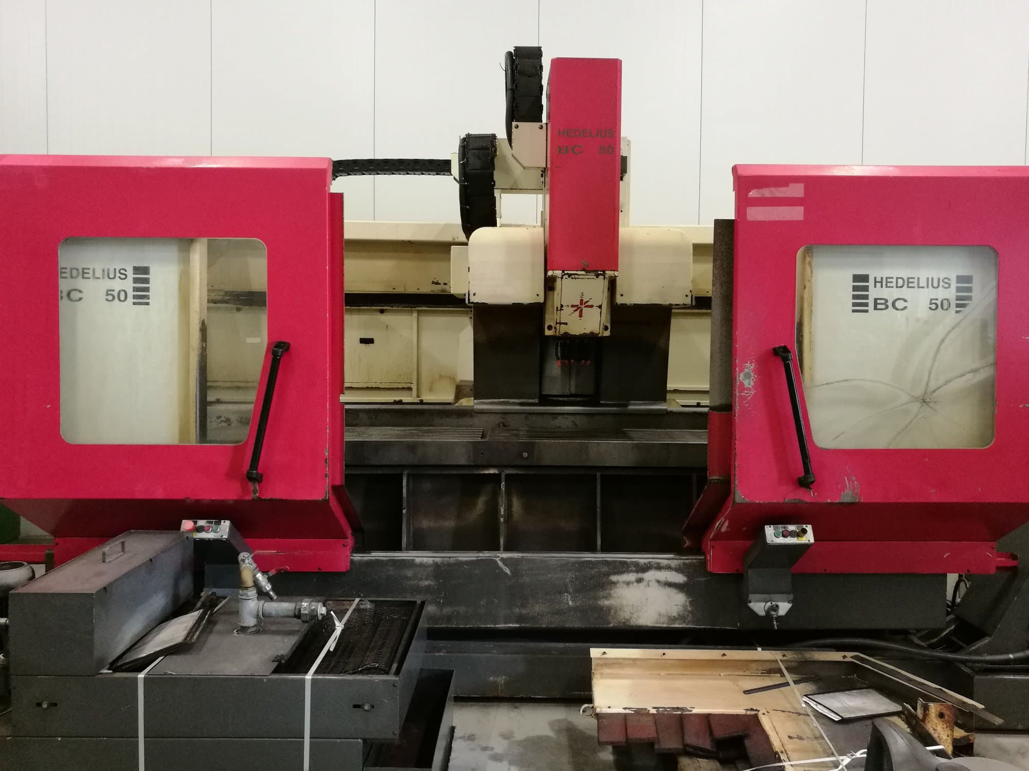 Makine  HEDELIUS BC 50 - Önden görünüm