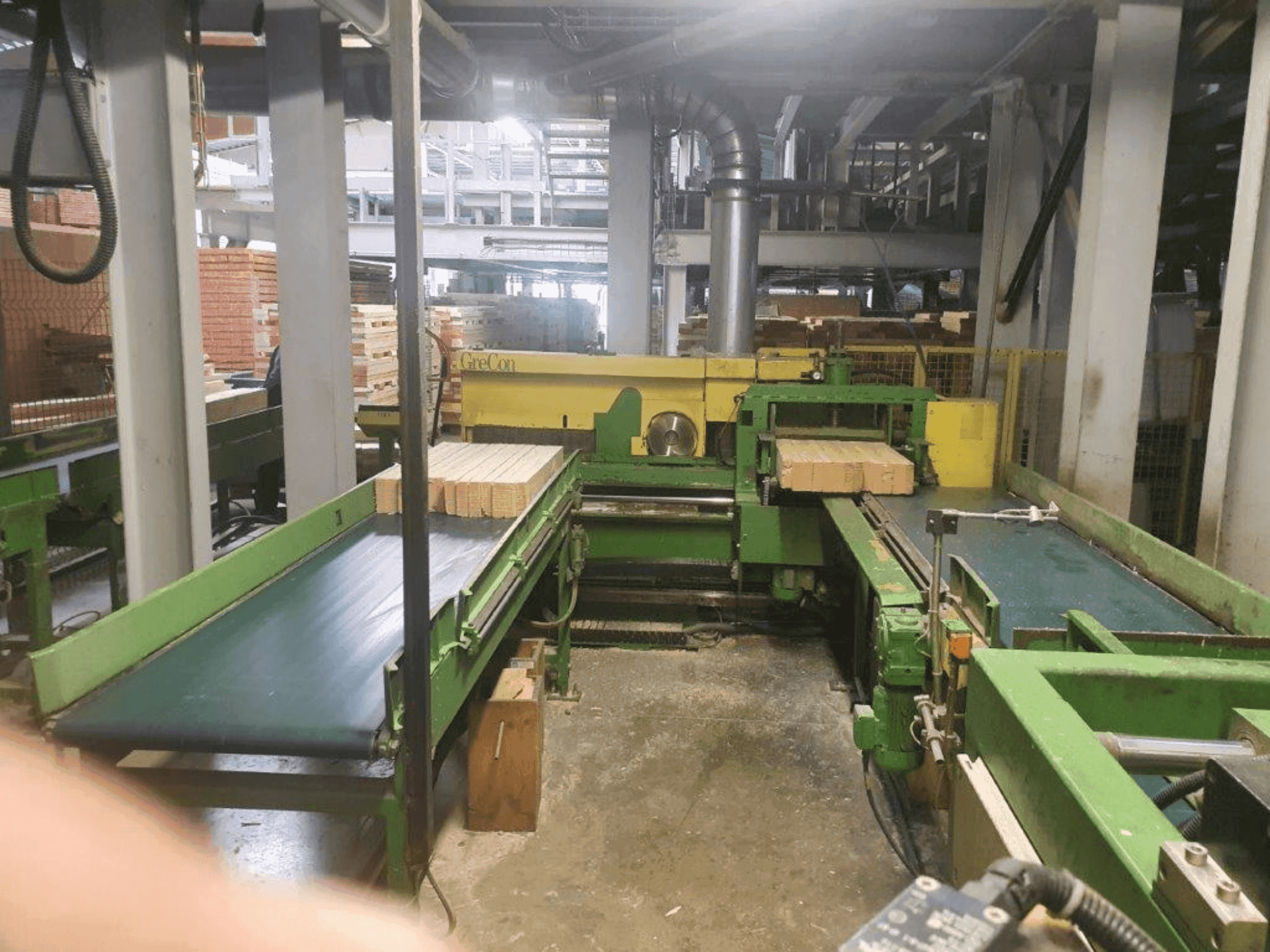 Makine  Grecon Dimter FDL-F 205/600/500 - Önden görünüm