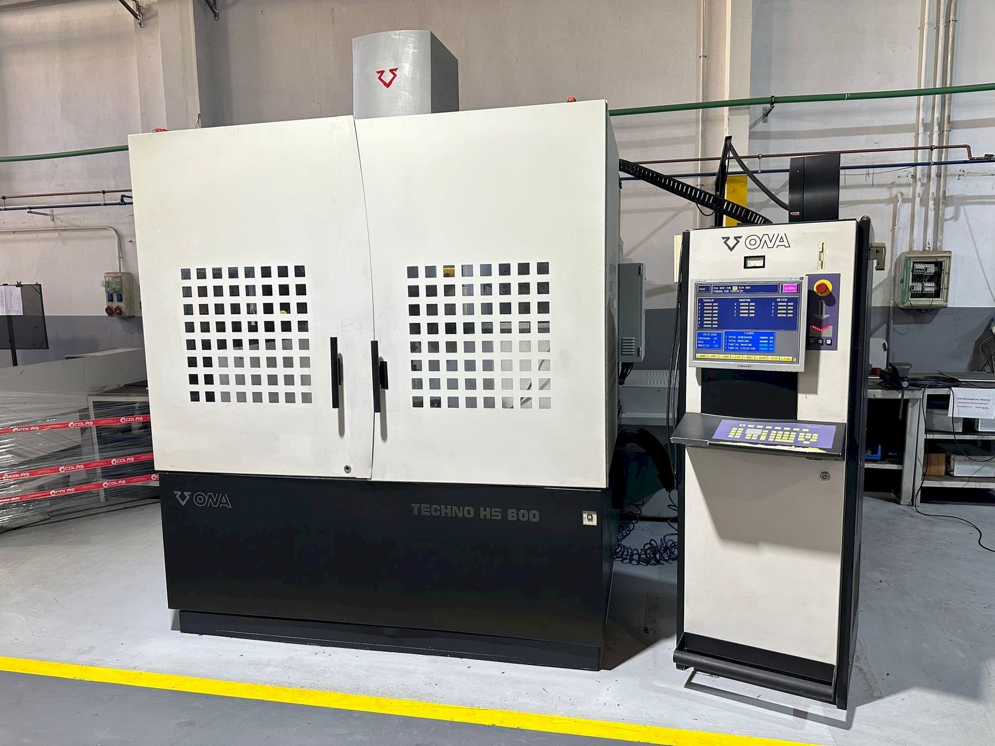 Makine  ONA HS 600 - Önden görünüm