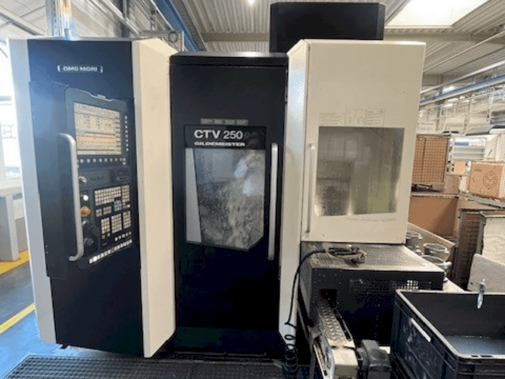 Makine  DMG MORI Gildemeister CTV 250 2nd - Önden görünüm