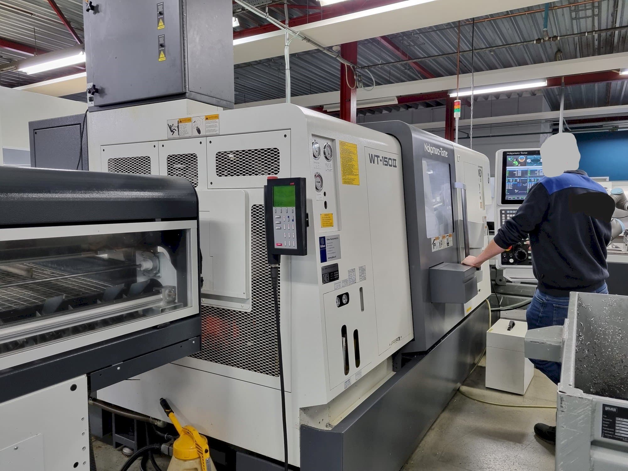 Makine  NAKAMURA-TOME WT-150II - Önden görünüm