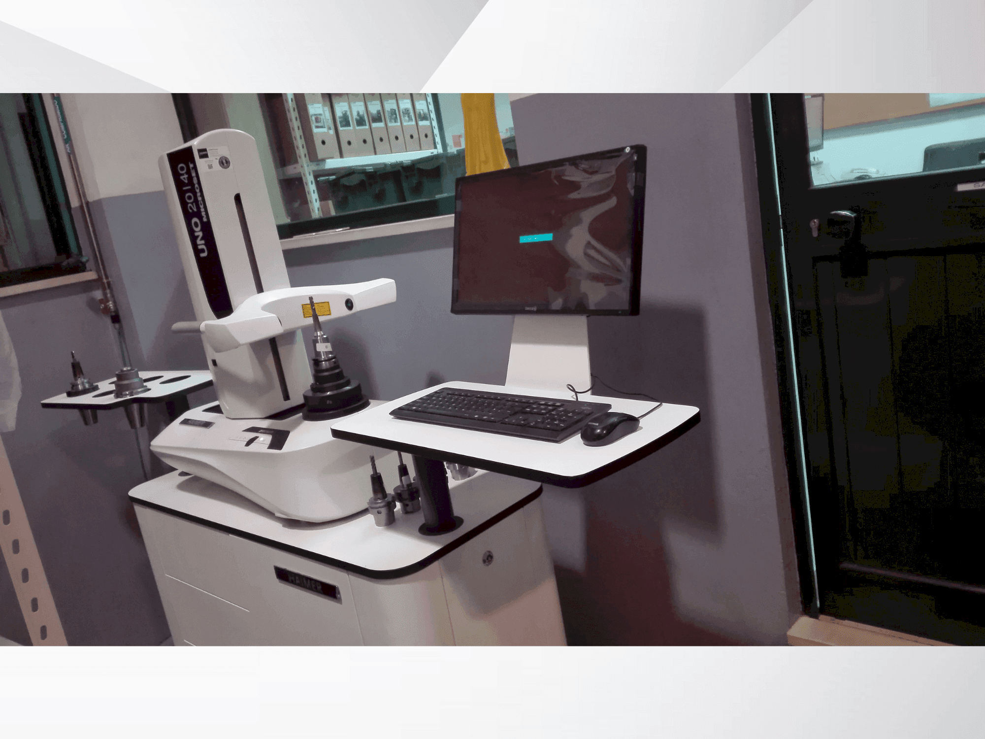 Makine  HAIMER UNO 20/40 microset - Önden görünüm