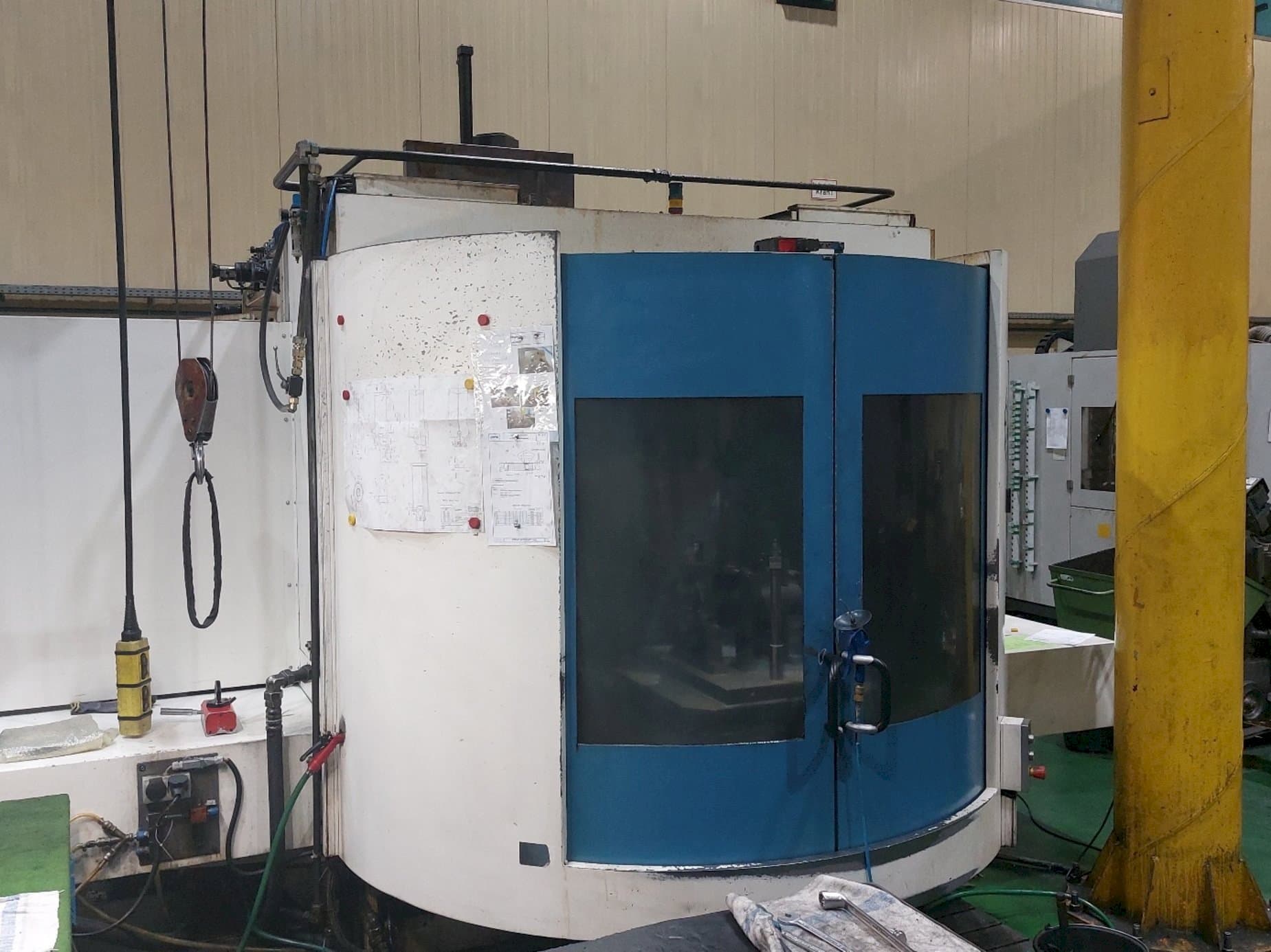 Makine  Heckert CWK630 - Önden görünüm