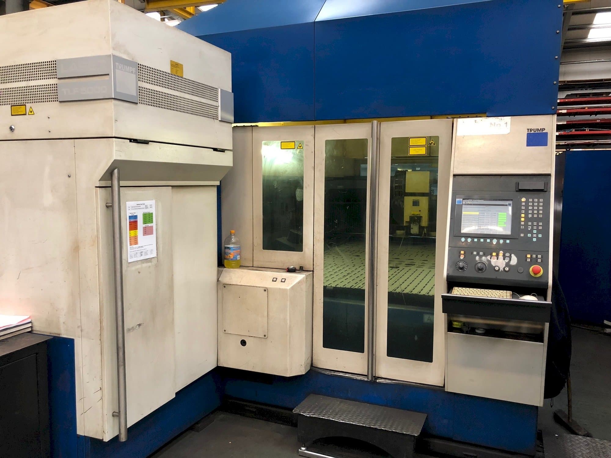Makine  Trumpf TRUMATIC L3050 - Önden görünüm
