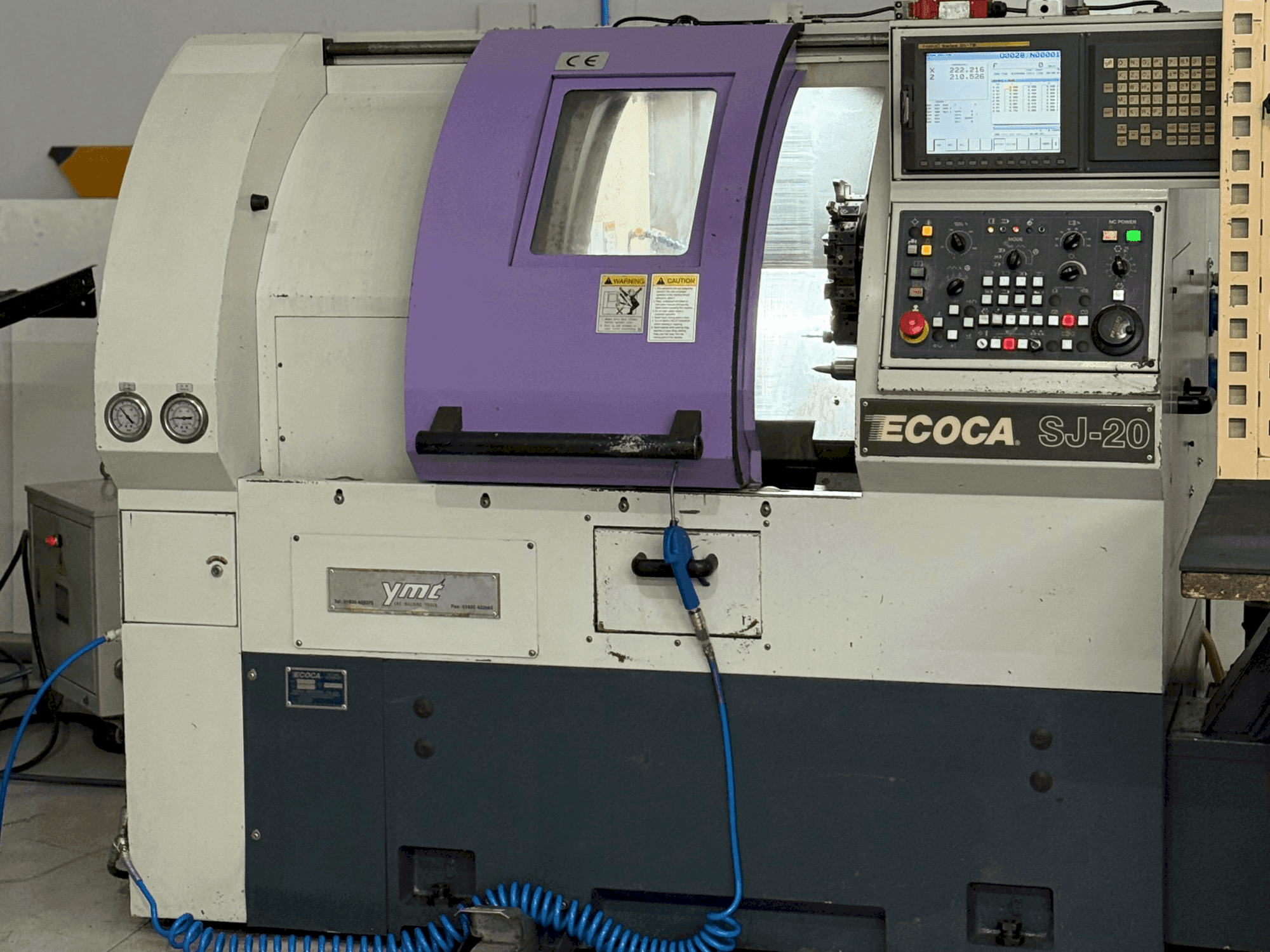 Makine  ECOCA SJ-20 - Önden görünüm