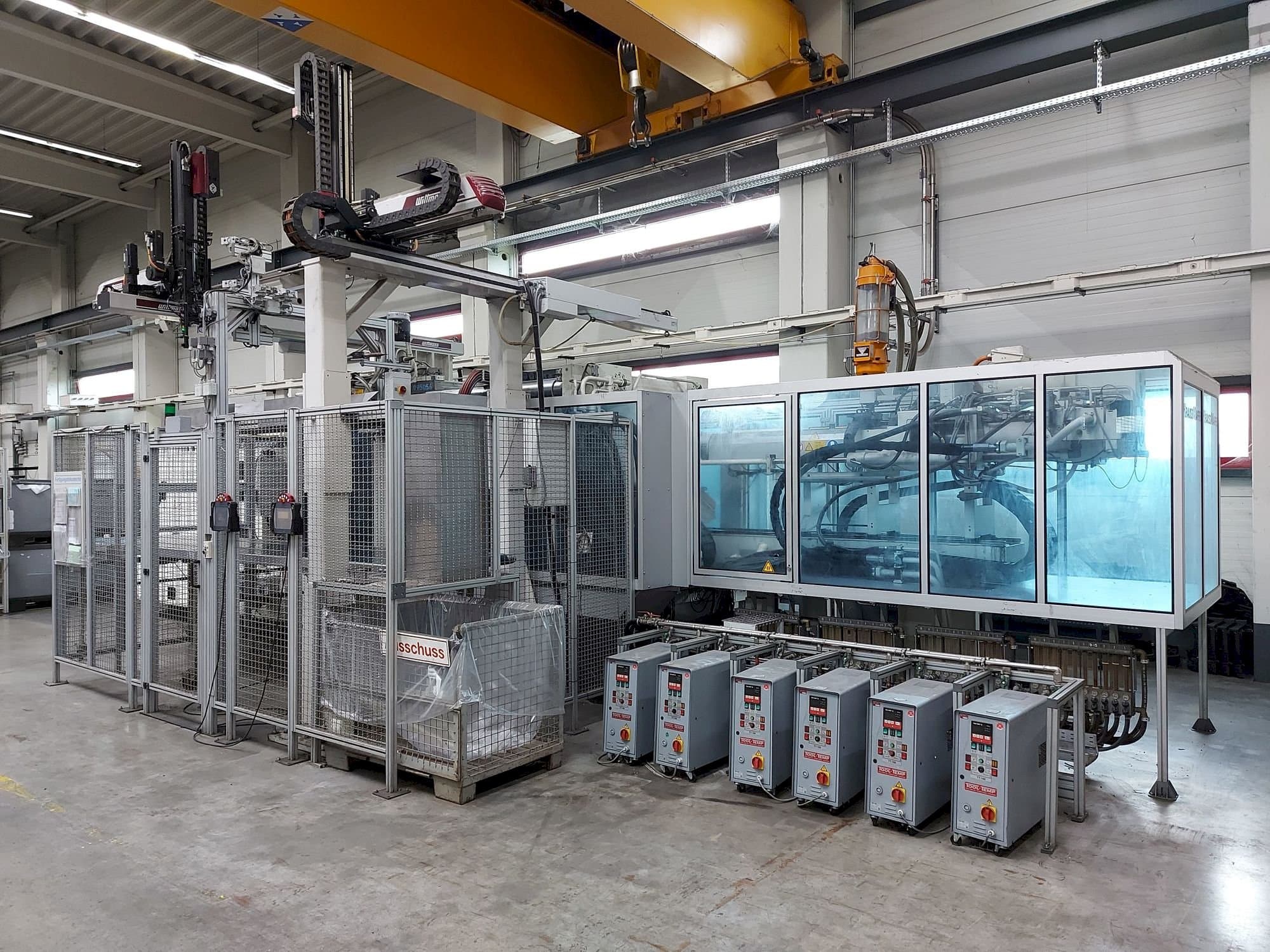 Makine  Krauss Maffei 650 Tandem - Önden görünüm