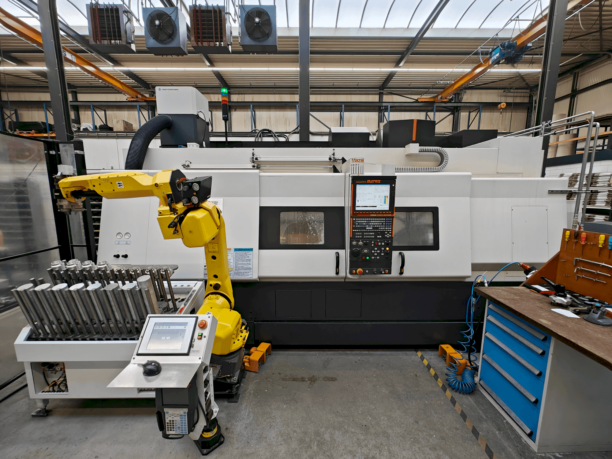 Makine  Mazak Integrex 400-IV-S x 1500 - Önden görünüm