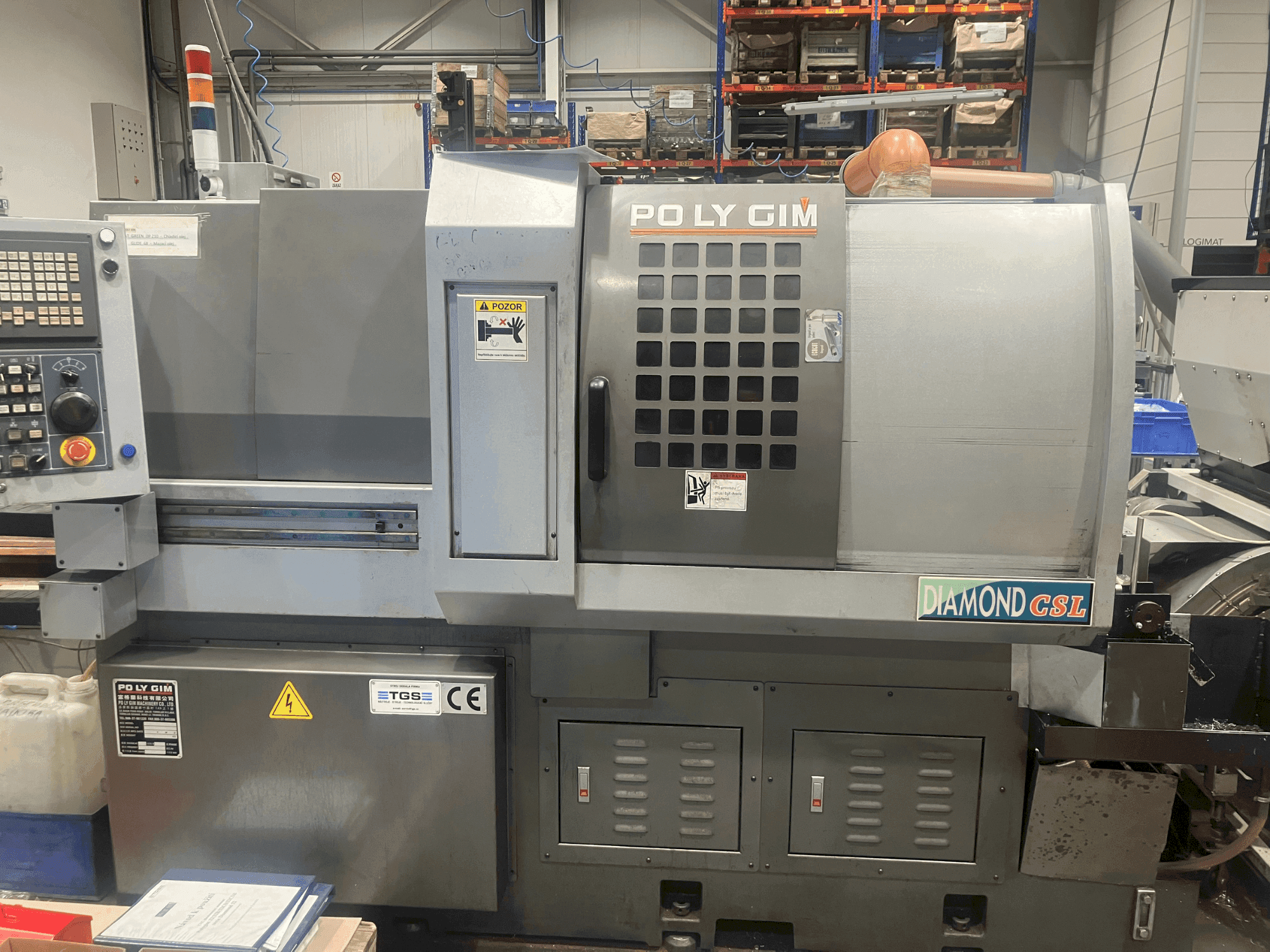 Makine  PO LY GIM Diamond 32CSL - Önden görünüm