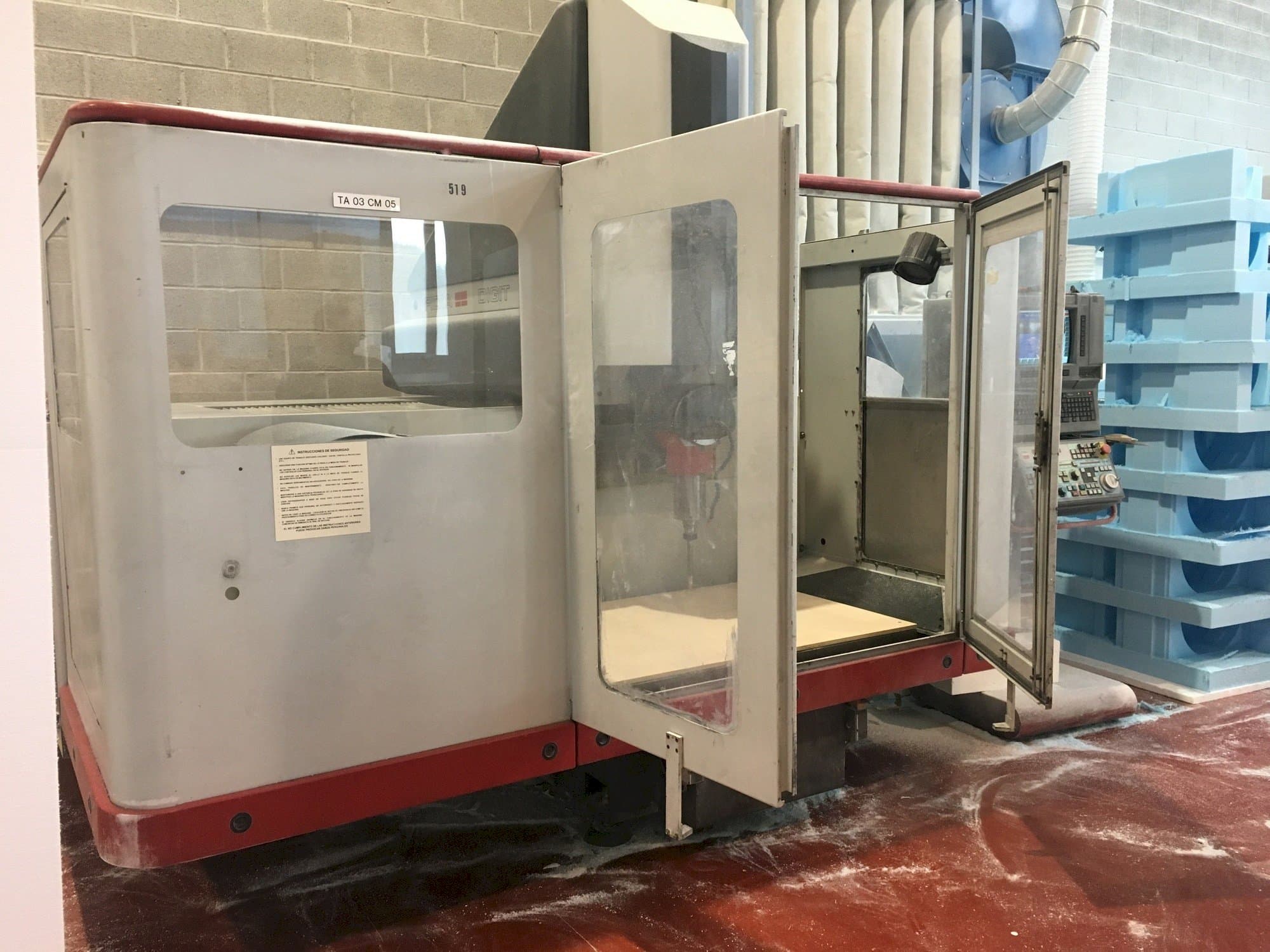 Makine  Fidia Digit 165 - Önden görünüm