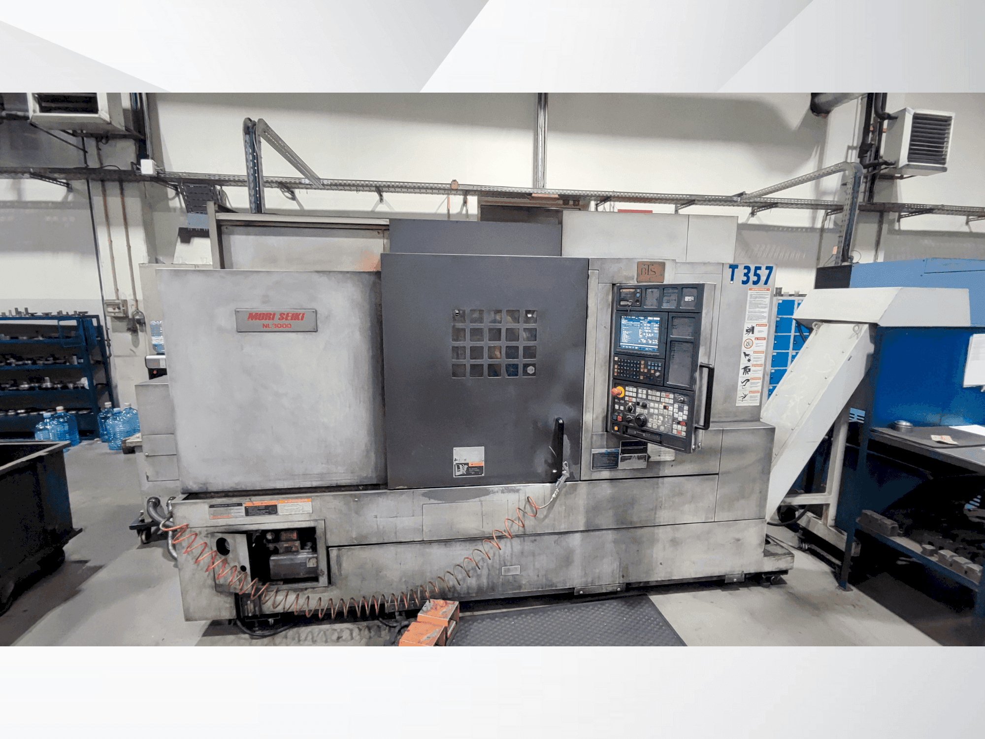 Makine  MORI SEIKI NL 3000/700 - Önden görünüm