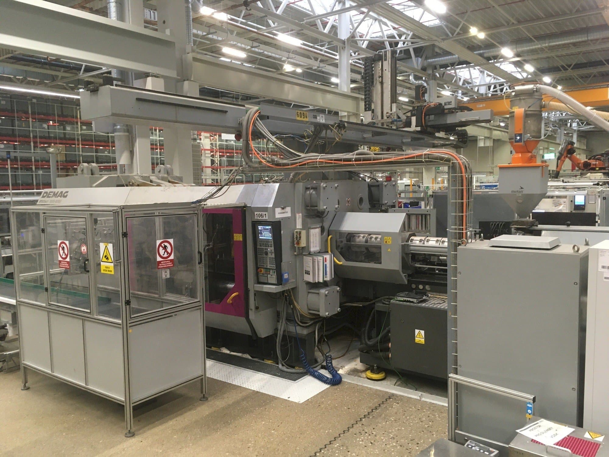 Makine  DEMAG Ergotech 1000-8000 - Önden görünüm