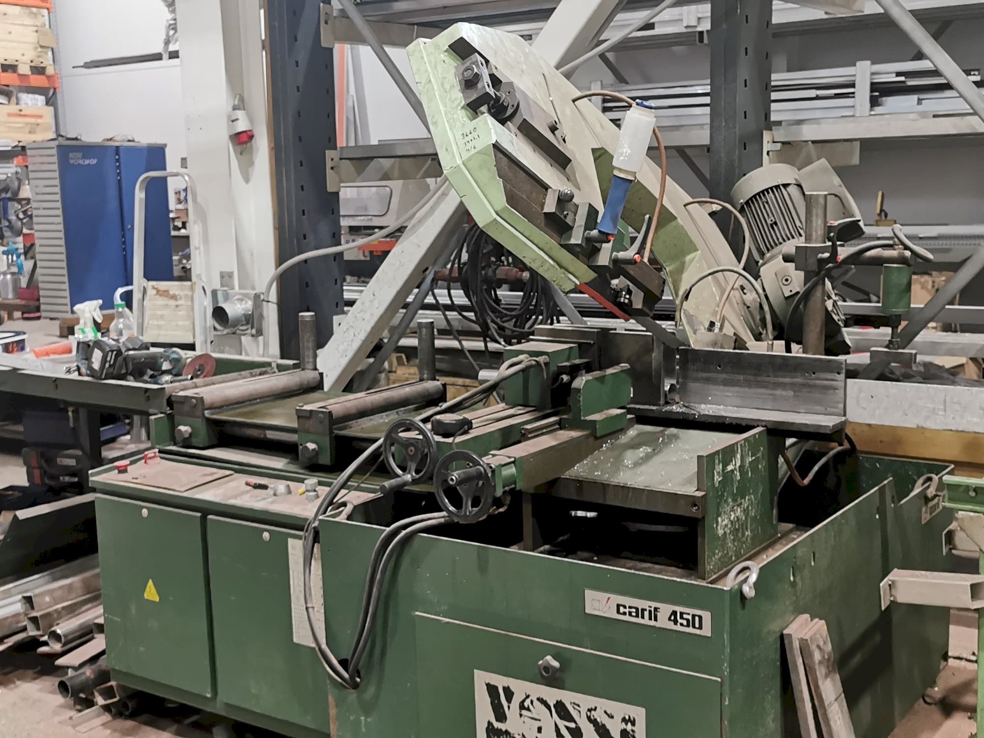 Makine  carif 450 BA - Önden görünüm