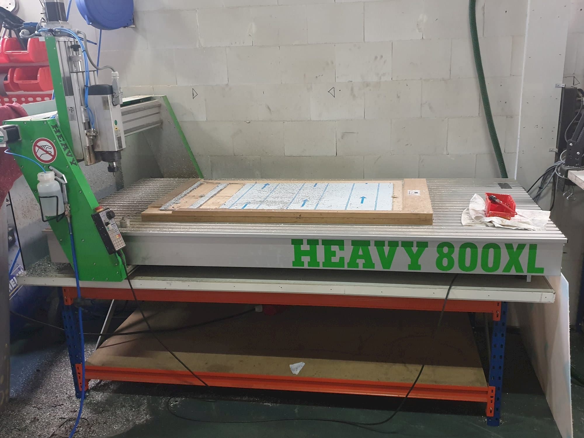 Makine  EAS - Önden görünüm HEAVY 800 XL