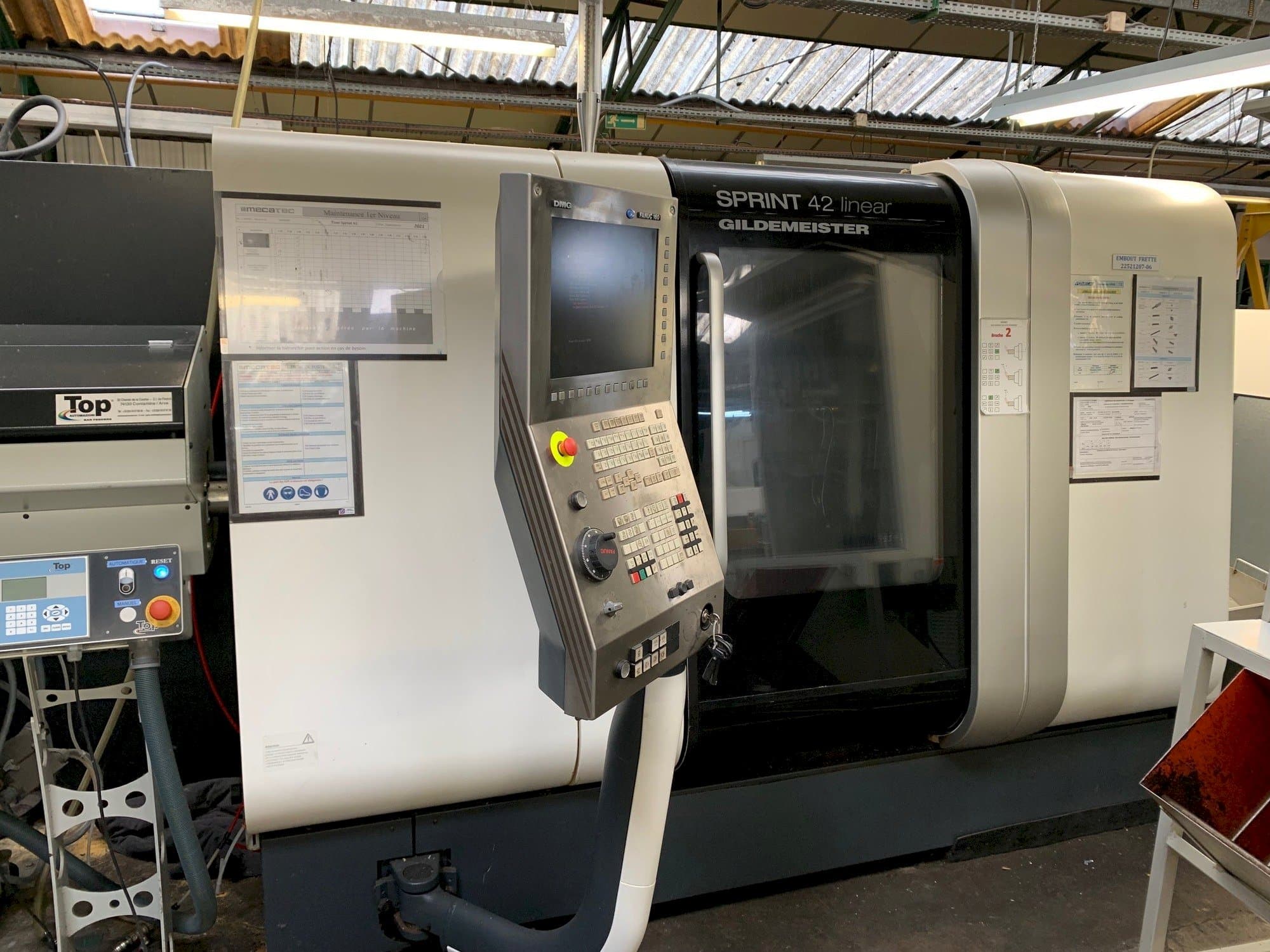 Makine  DMG SPRINT 42 linear - Önden görünüm