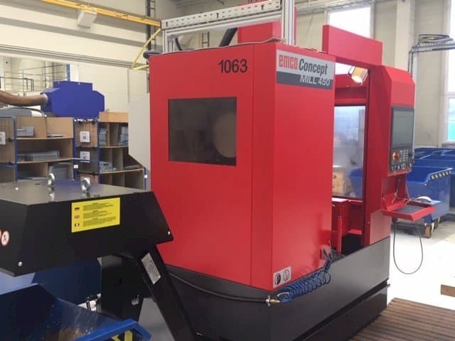 Makine  EMCO Concept Mill 450 - Önden görünüm