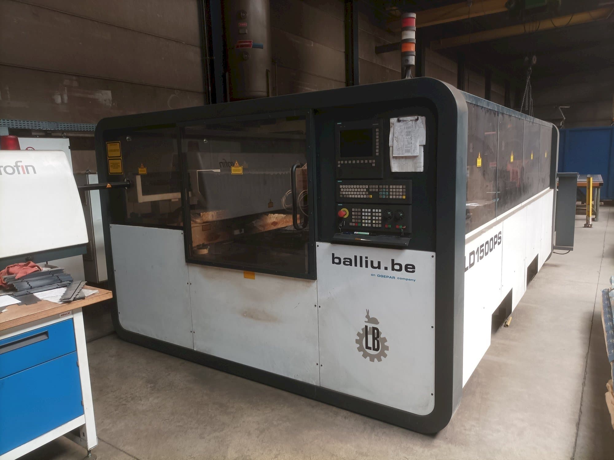 Makine  Balliu  LD 1500 PS - Önden görünüm